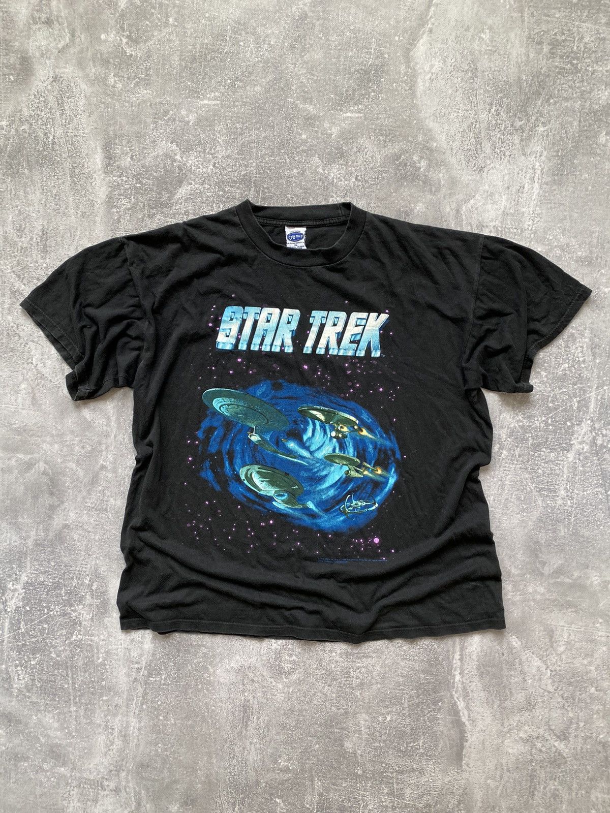 Vintage 1998 Star Trek Insurrection Movie Promo T-shirt
