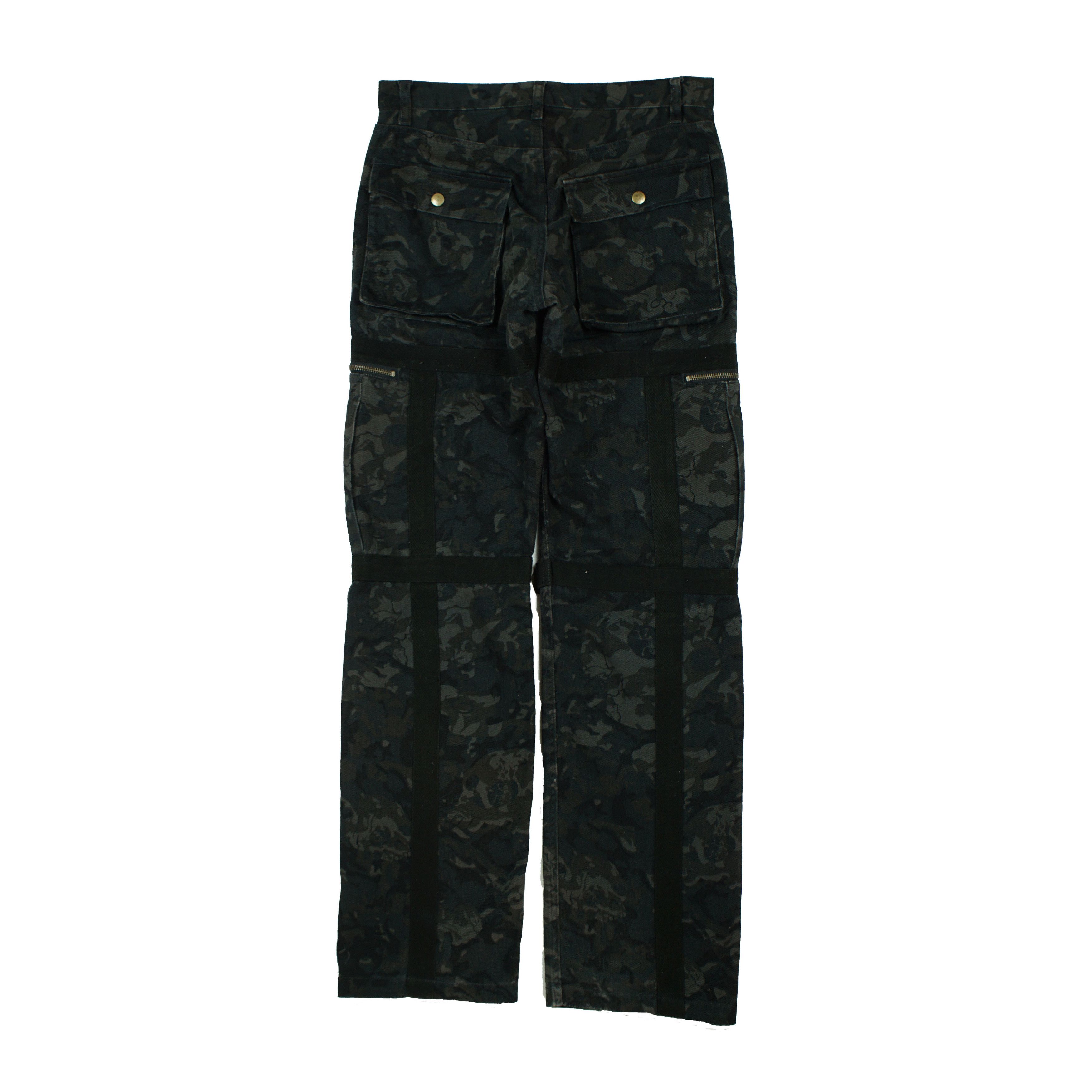 PPFM *NoTariff PPFM Skully Camo Bondage Archive Pants Size US 29 - 4 Thumbnail