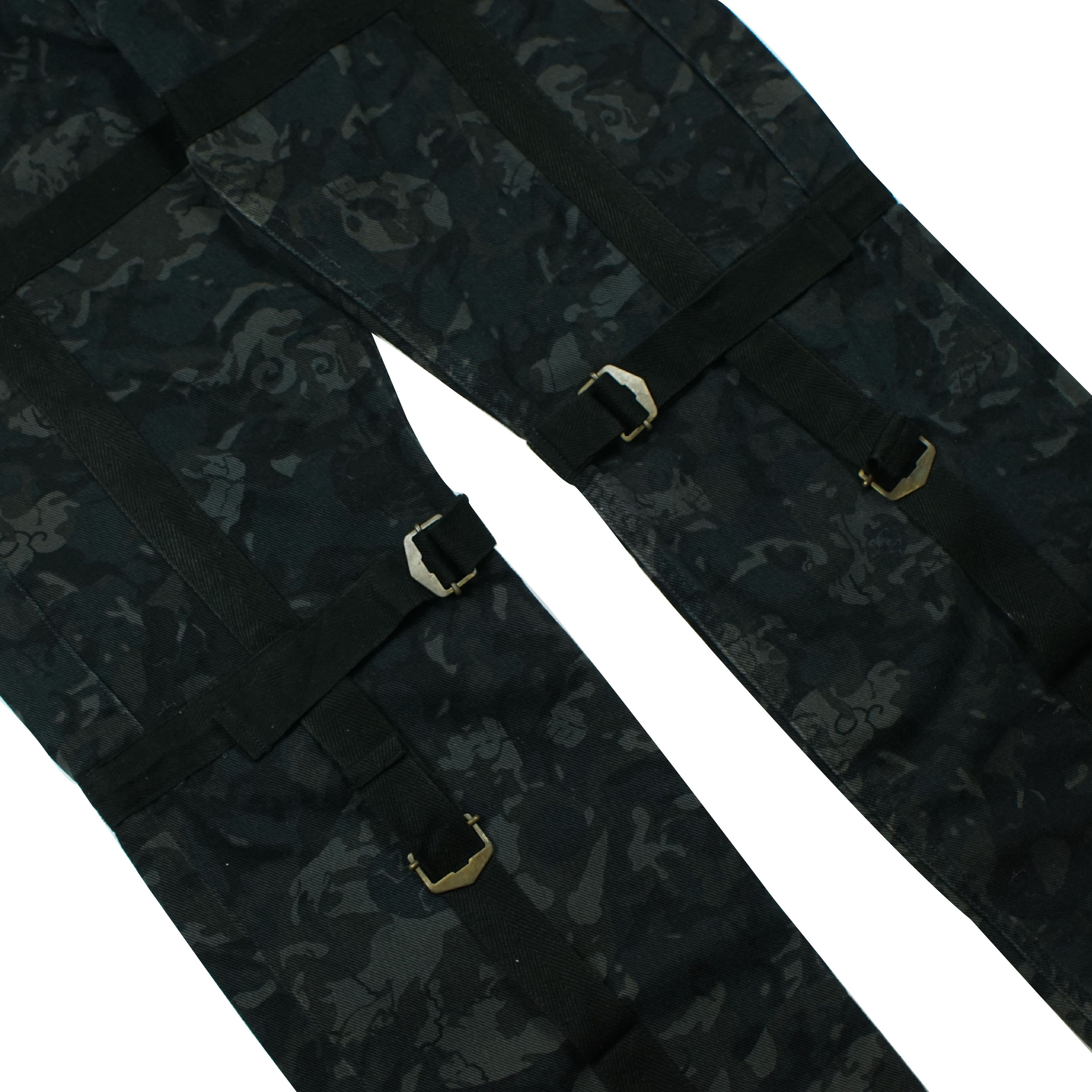 PPFM *NoTariff PPFM Skully Camo Bondage Archive Pants Size US 29 - 2 Thumbnail