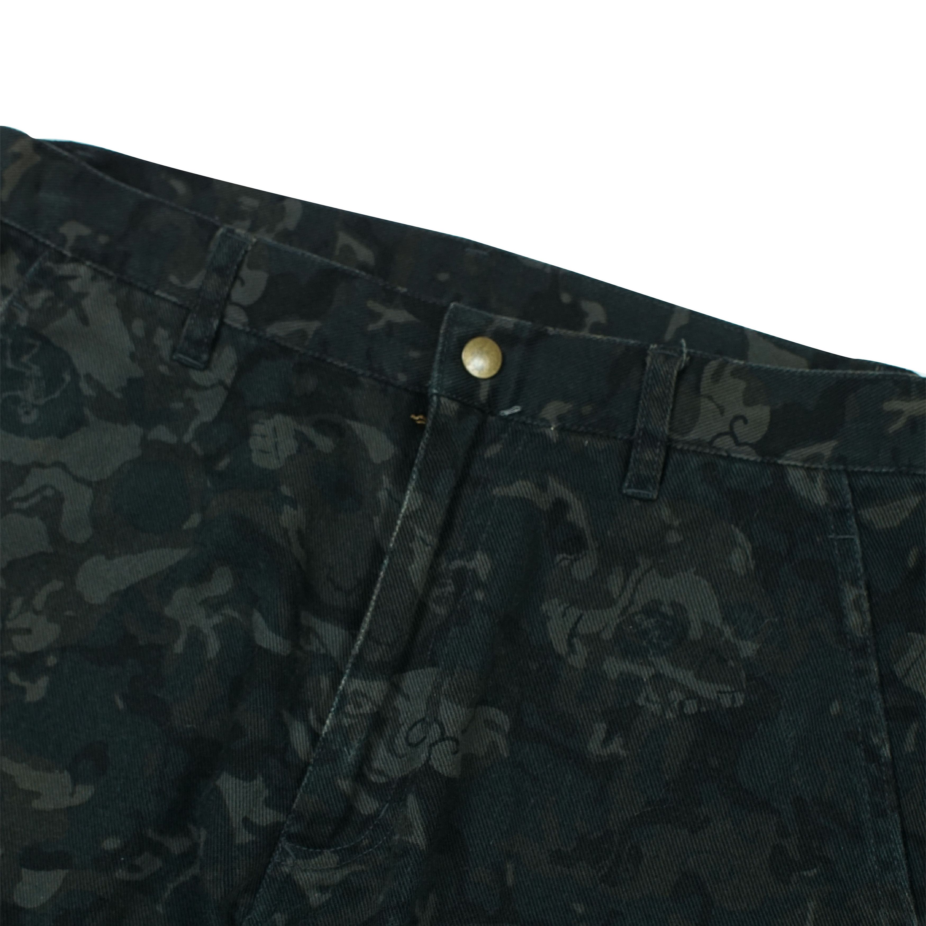 PPFM *NoTariff PPFM Skully Camo Bondage Archive Pants Size US 29 - 7 Thumbnail
