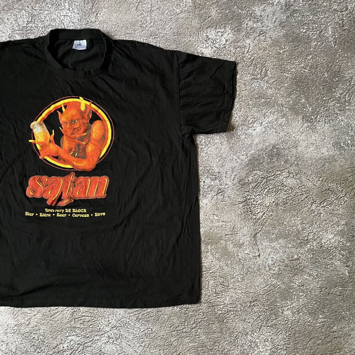 Vintage Vintage Y2K Graphic Tee Satan Abstract Horror Goth Oversized Size US L / EU 52-54 / 3 - 3 Thumbnail