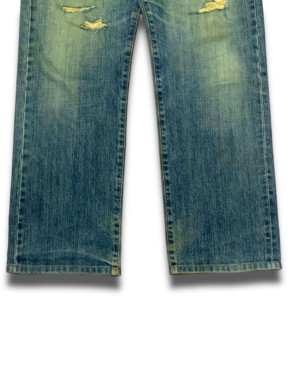 Uniqlo × Vintage Vintage 90s Jun Takahashi Uniqlo Green Selvedge Size US 32 / EU 48 - 6 Thumbnail