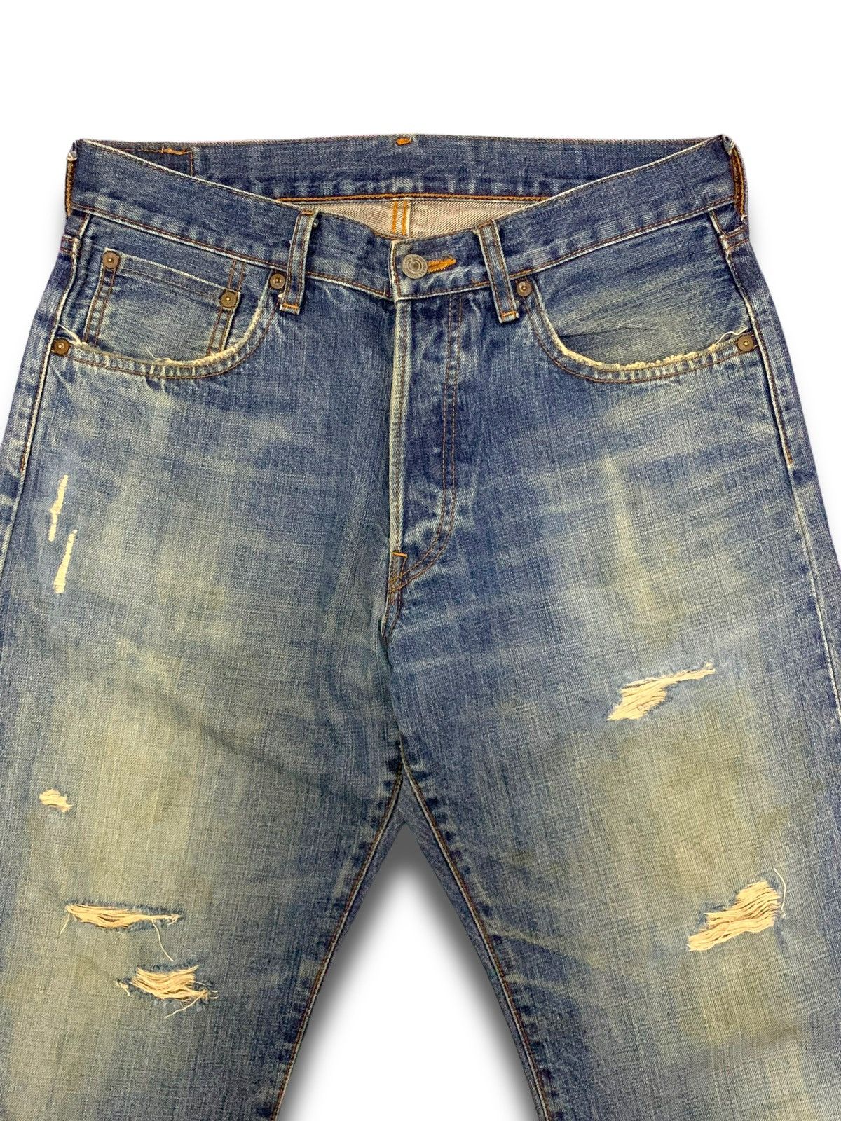 Uniqlo × Vintage Vintage 90s Jun Takahashi Uniqlo Green Selvedge Size US 32 / EU 48 - 3 Thumbnail