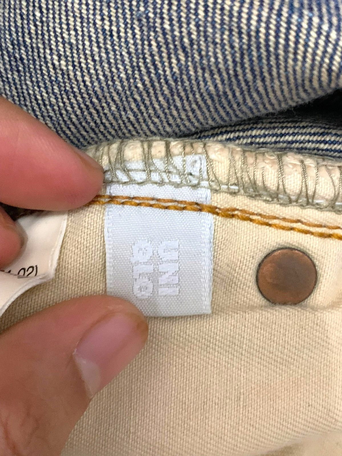 Uniqlo × Vintage Vintage 90s Jun Takahashi Uniqlo Green Selvedge Size US 32 / EU 48 - 13 Thumbnail