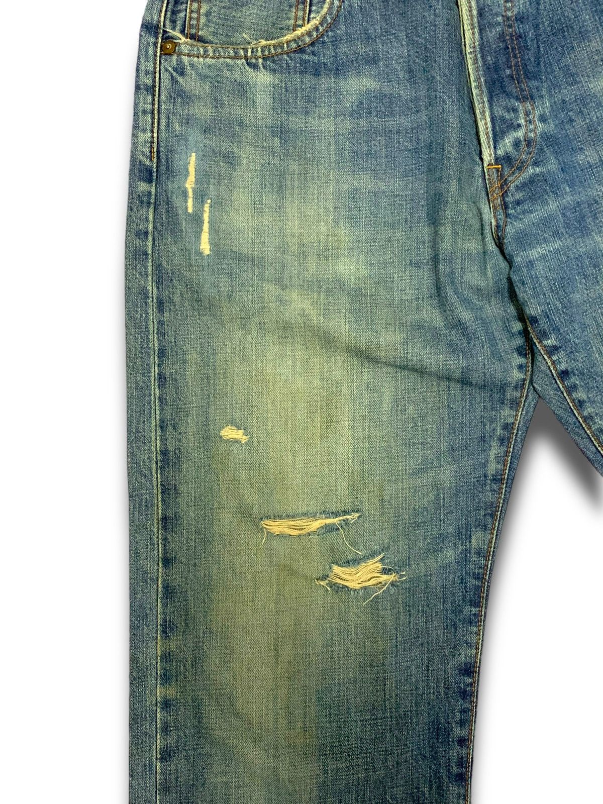 Uniqlo × Vintage Vintage 90s Jun Takahashi Uniqlo Green Selvedge Size US 32 / EU 48 - 4 Thumbnail