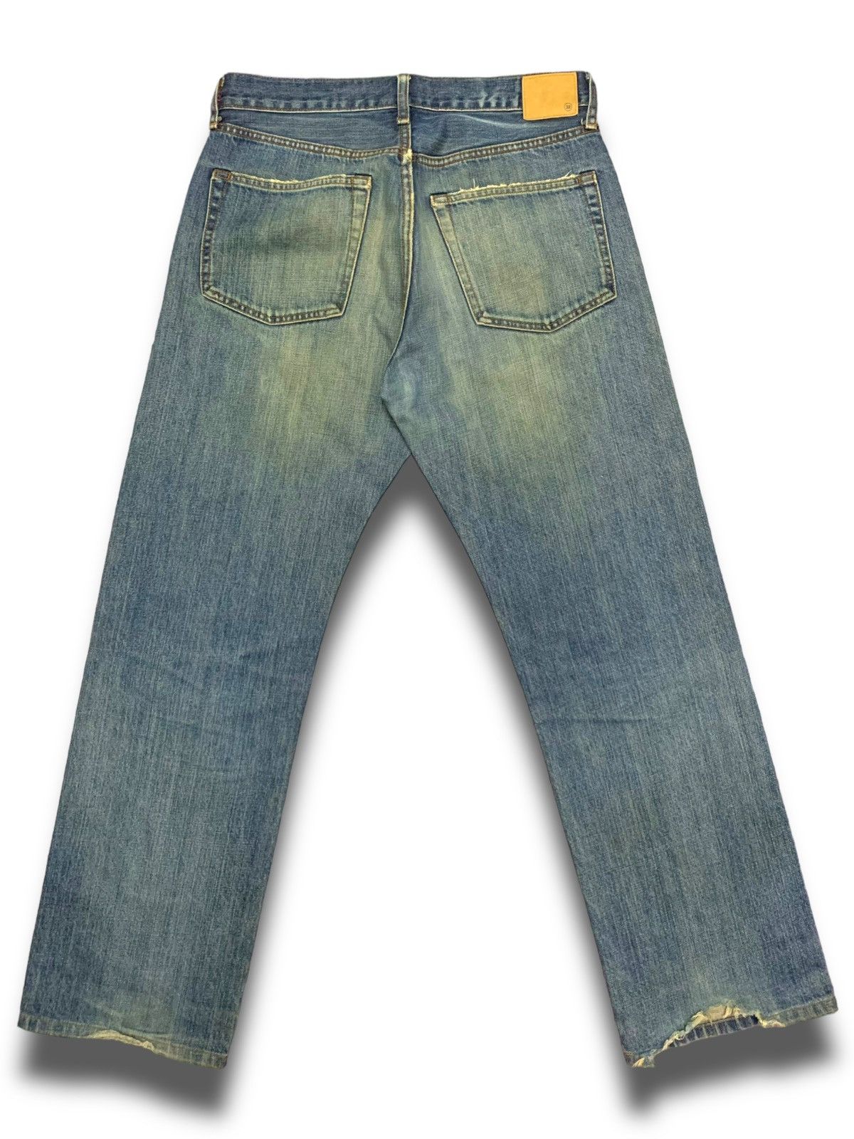 Uniqlo × Vintage Vintage 90s Jun Takahashi Uniqlo Green Selvedge Size US 32 / EU 48 - 2 Thumbnail