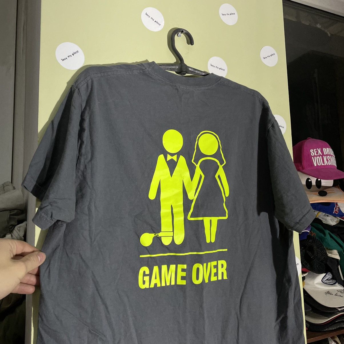Vintage Vintage Y2K Graphic Tee Game Over Humor Streetwear Tapered L Size US L / EU 52-54 / 3 - 6 Thumbnail