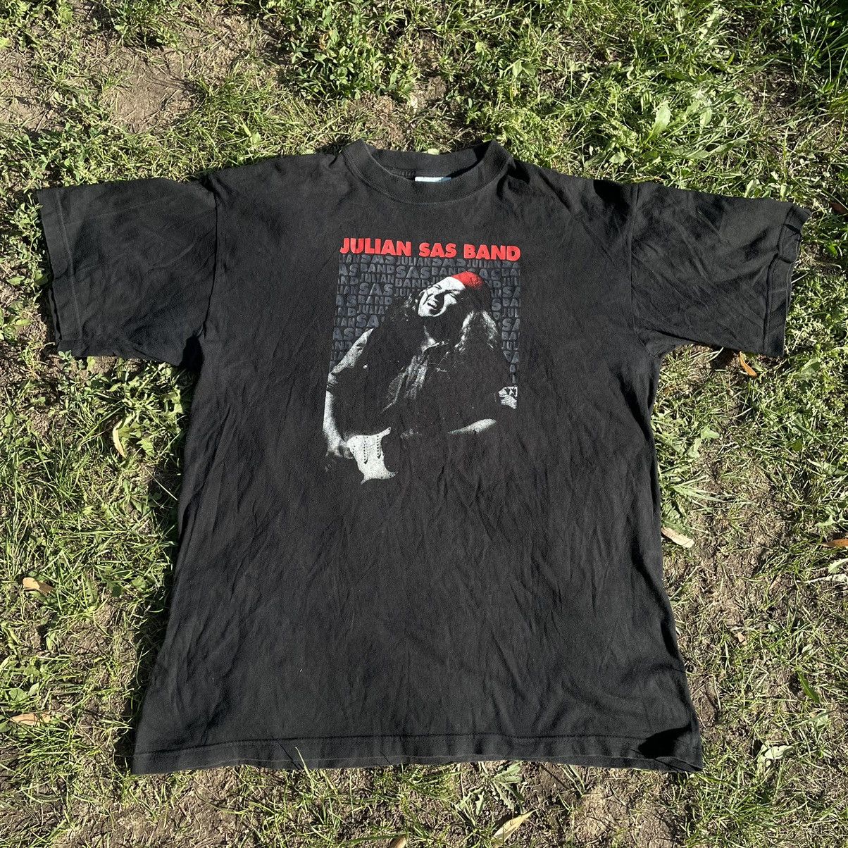 Vintage Vintage Y2K Julian Sas Band Graphic Tee Grunge Cropped L Size US L / EU 52-54 / 3 - 1 Thumbnail