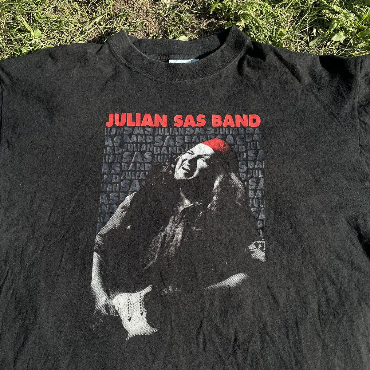 Vintage Vintage Y2K Julian Sas Band Graphic Tee Grunge Cropped L Size US L / EU 52-54 / 3 - 4 Thumbnail
