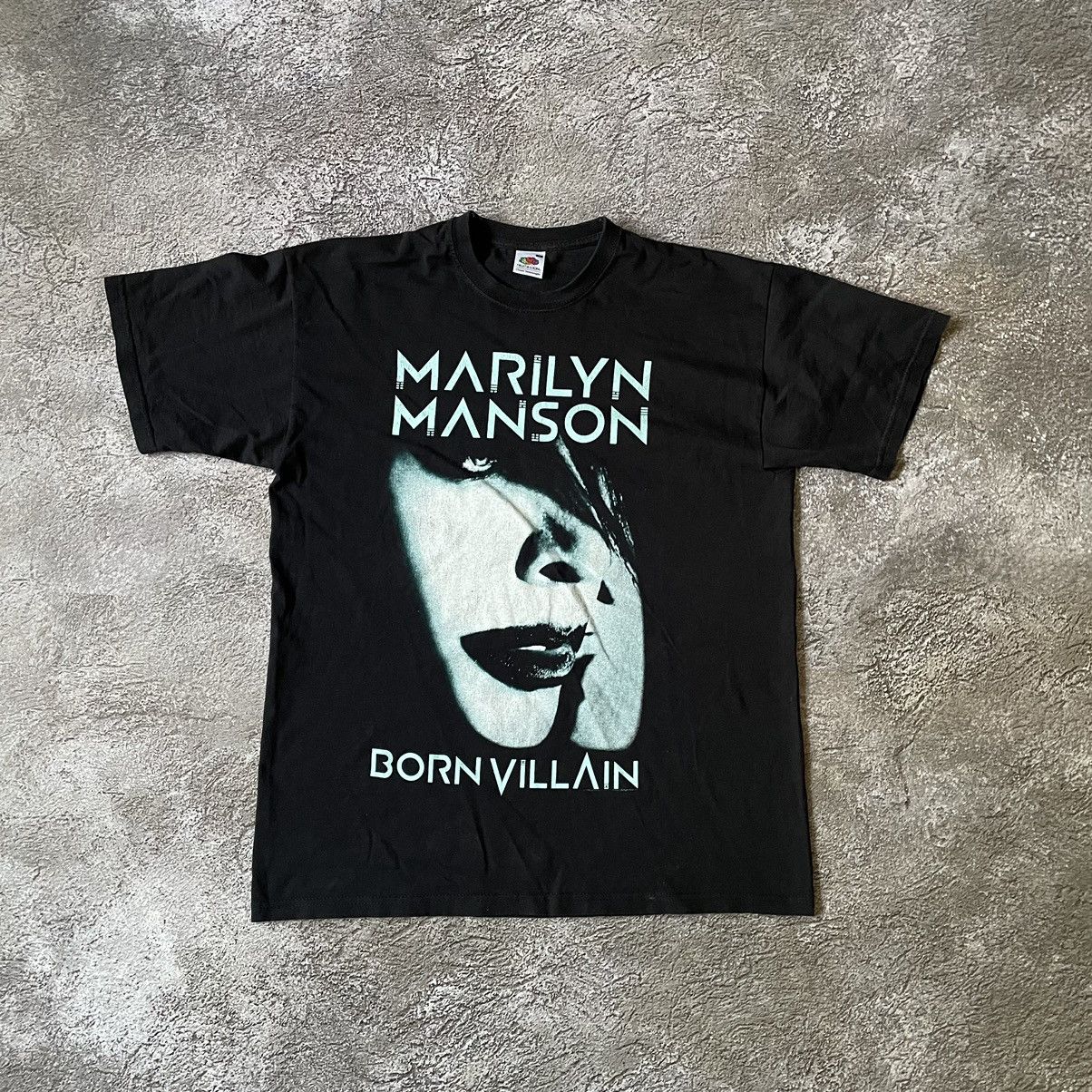Vintage Vintage Y2K Marilyn Manson Band Tee Graphic Punk Dark Boxy M Size US M / EU 48-50 / 2 - 2 Thumbnail