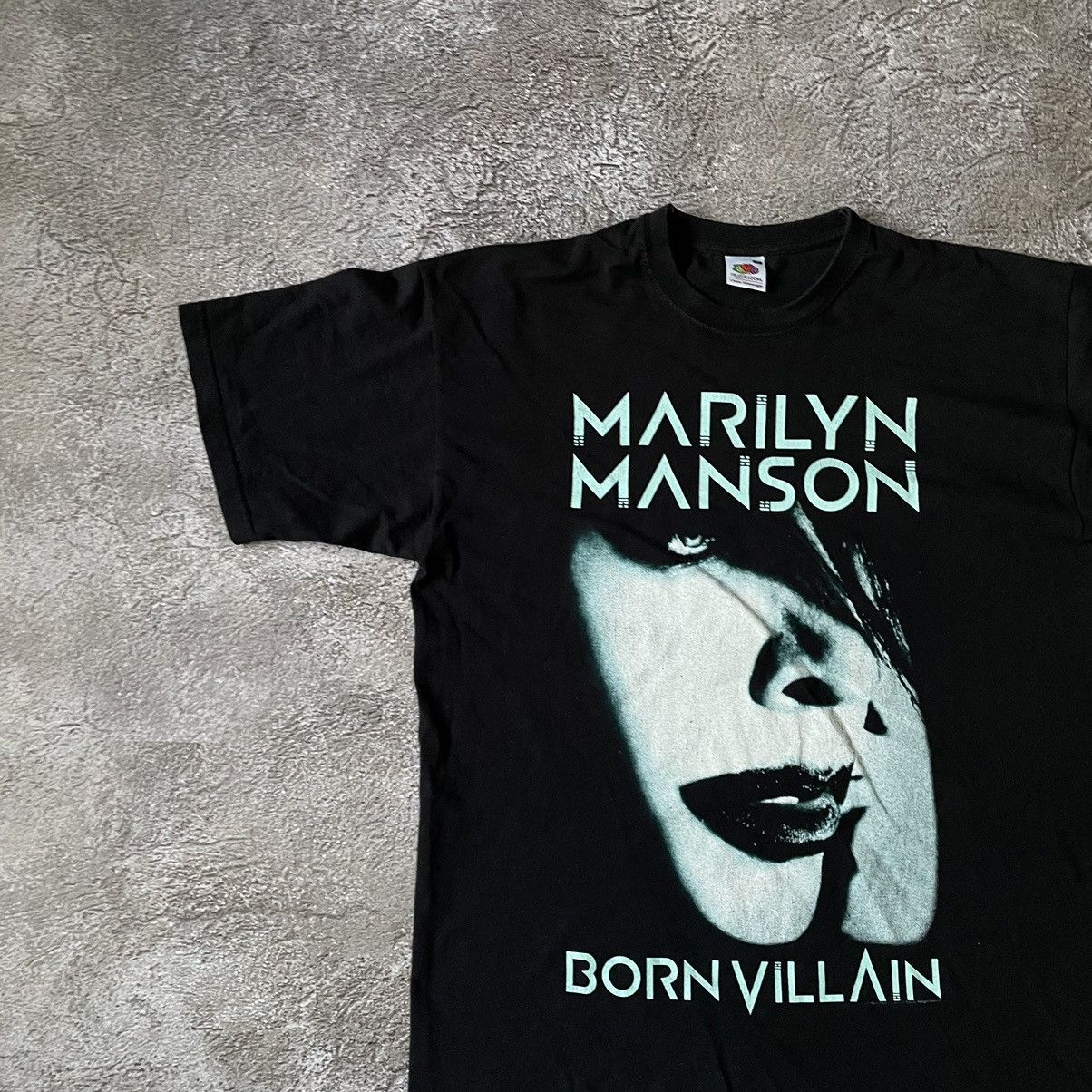 Vintage Vintage Y2K Marilyn Manson Band Tee Graphic Punk Dark Boxy M Size US M / EU 48-50 / 2 - 4 Thumbnail