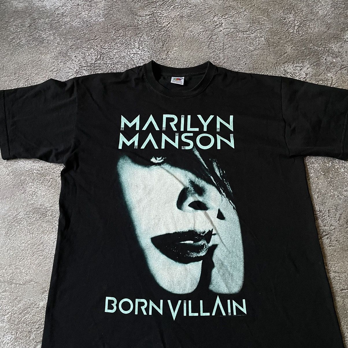 Vintage Vintage Y2K Marilyn Manson Band Tee Graphic Punk Dark Boxy M Size US M / EU 48-50 / 2 - 5 Thumbnail