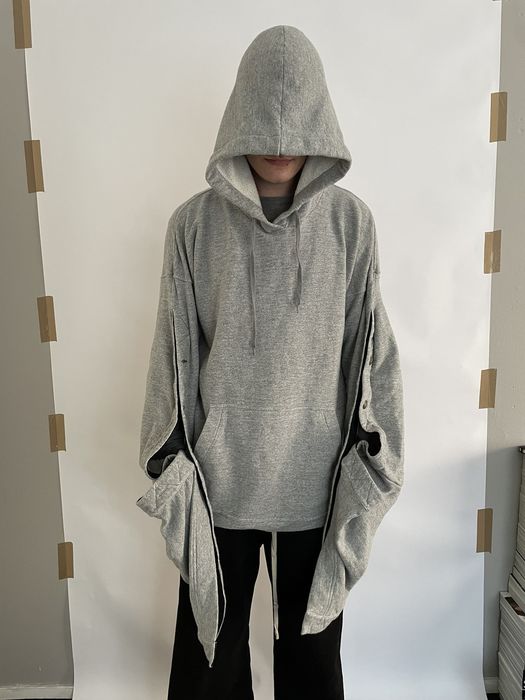 Y/Project Oversized adjustable elongated sleeve hoodie | Grailed