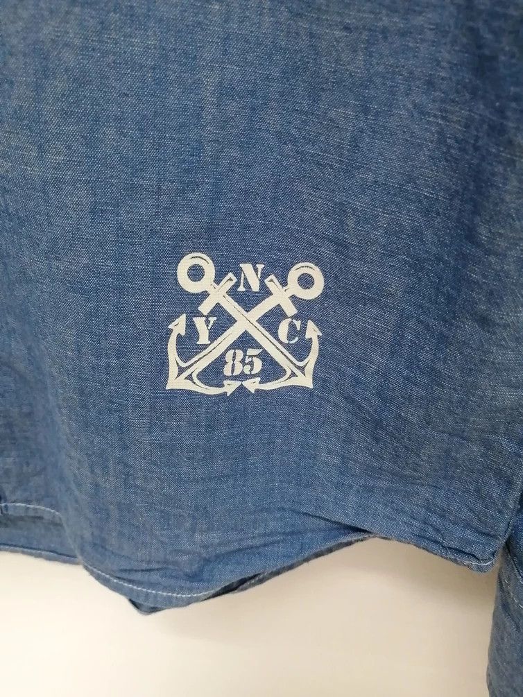 Tommy Hilfiger TOMMY Spell Out Chambray Shirt - Size M Size US M / EU 48-50 / 2 - 3 Thumbnail