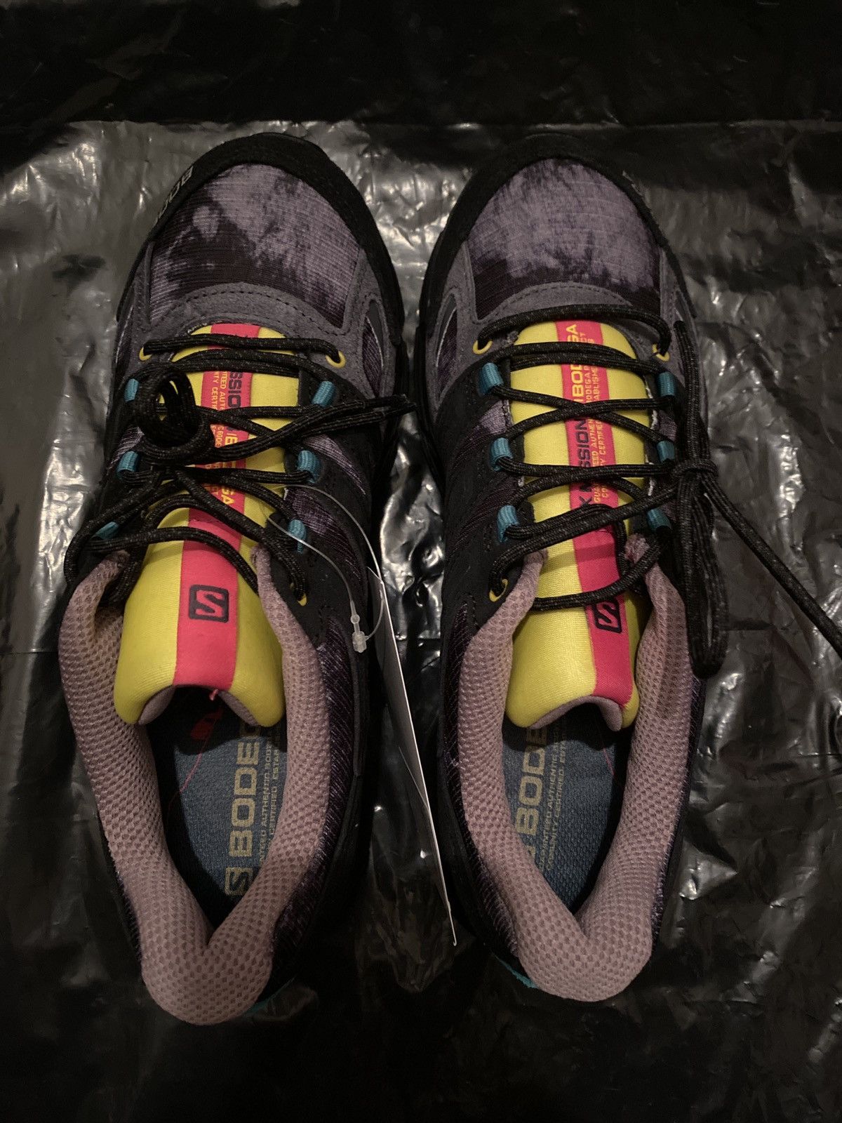 image of X Bodega X-Mission 4 Suede Shoes in Black, Men's (Size 8)