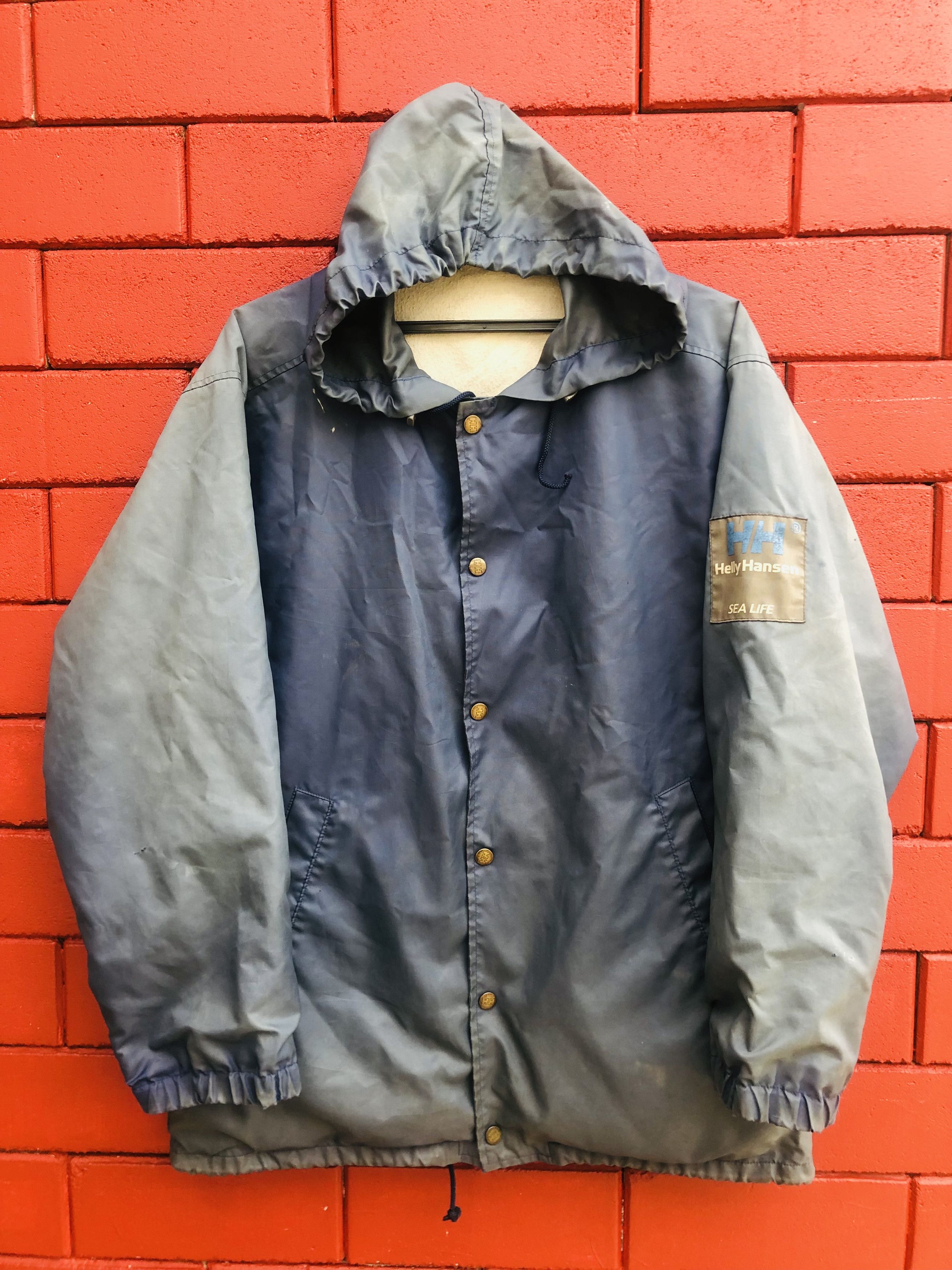 Helly Hansen × Vintage Vintage Helly Hanson Streetwear Fashion Style Sweater Size US L / EU 52-54 / 3 - 1 Thumbnail