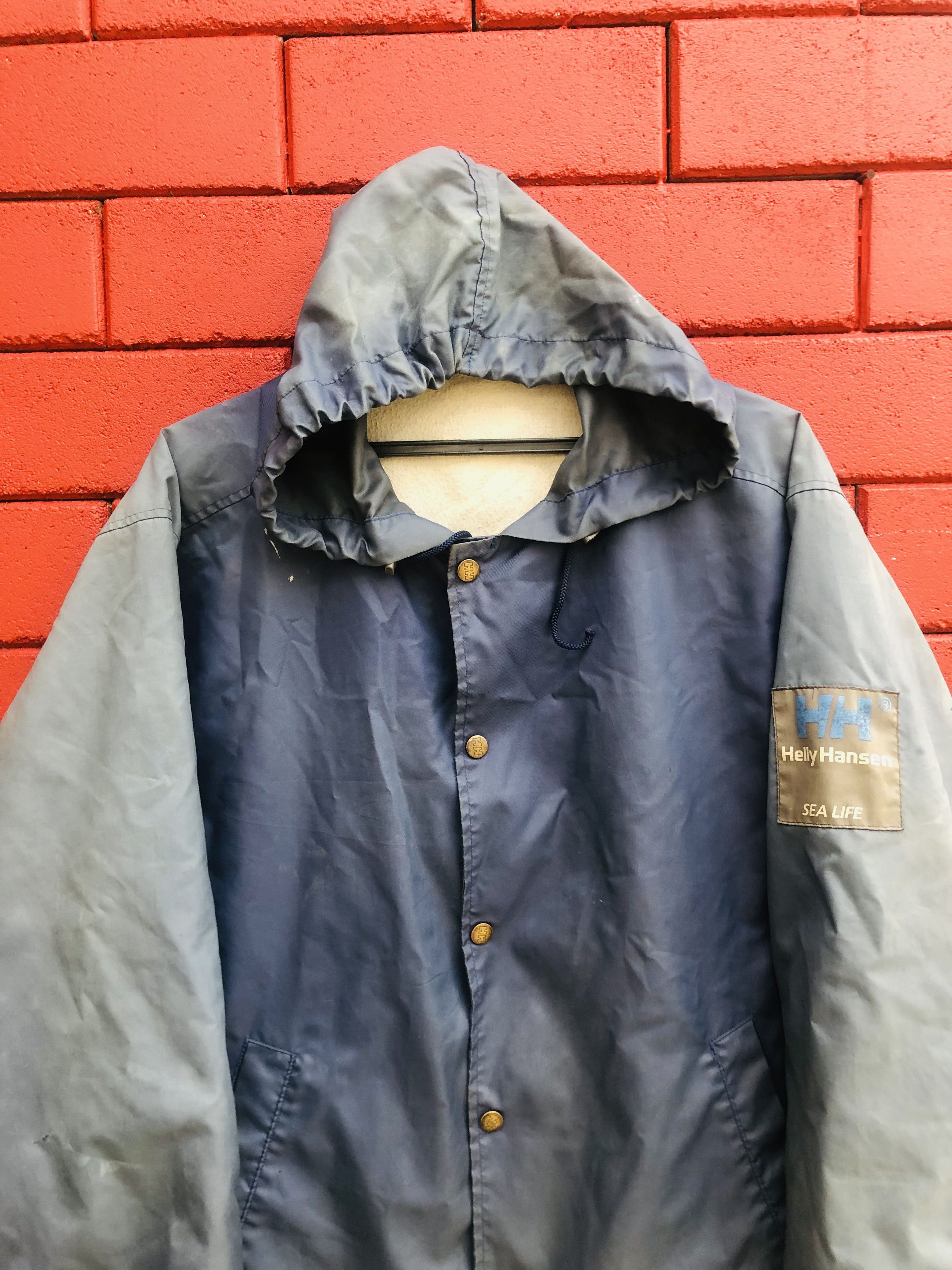 Helly Hansen × Vintage Vintage Helly Hanson Streetwear Fashion Style Sweater Size US L / EU 52-54 / 3 - 3 Thumbnail