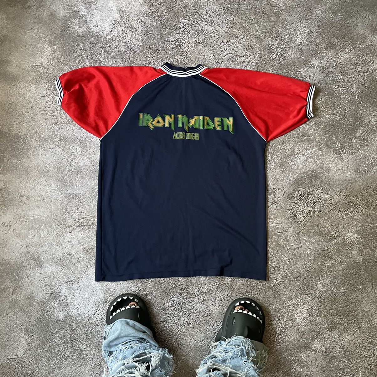 Band Tees Vintage Y2K IRON MAIDEN ABSTRACT CREEPY FACE ANGRY HORROR Size US L / EU 52-54 / 3 - 8 Thumbnail