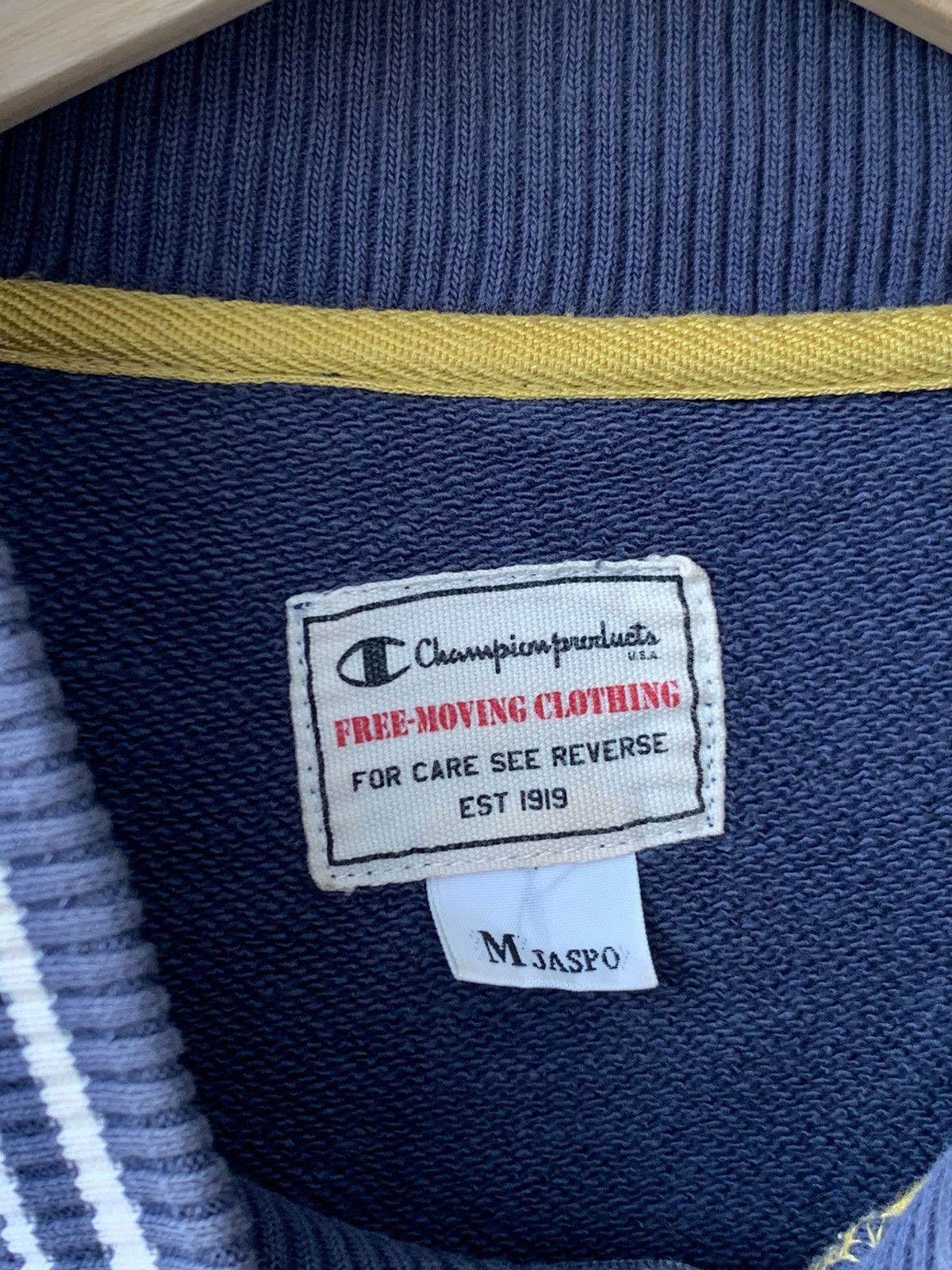 Champion Vintage Distressed Champion Japan Button Up Sweatshirt Size US M / EU 48-50 / 2 - 7 Thumbnail