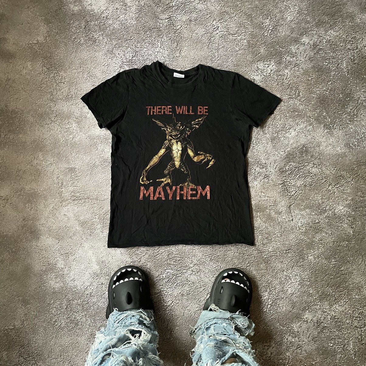 Vintage Vintage Y2K Faded Black Graphic Tee Horror Goth Aesthetic M Size US M / EU 48-50 / 2 - 1 Thumbnail
