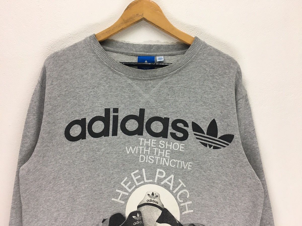 Adidas × Vintage Vintage Adidas Shoes Design Big Print Sweatshirt Size US M / EU 48-50 / 2 - 3 Thumbnail