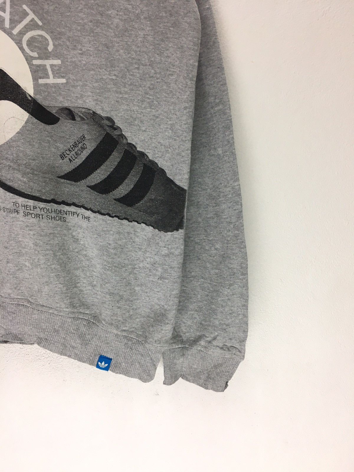 Adidas × Vintage Vintage Adidas Shoes Design Big Print Sweatshirt Size US M / EU 48-50 / 2 - 5 Thumbnail