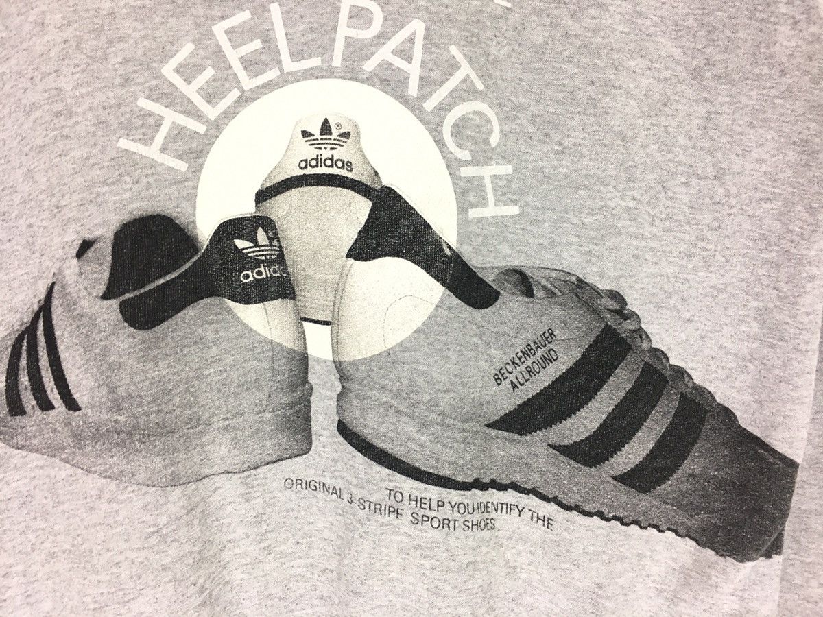 Adidas × Vintage Vintage Adidas Shoes Design Big Print Sweatshirt Size US M / EU 48-50 / 2 - 4 Thumbnail