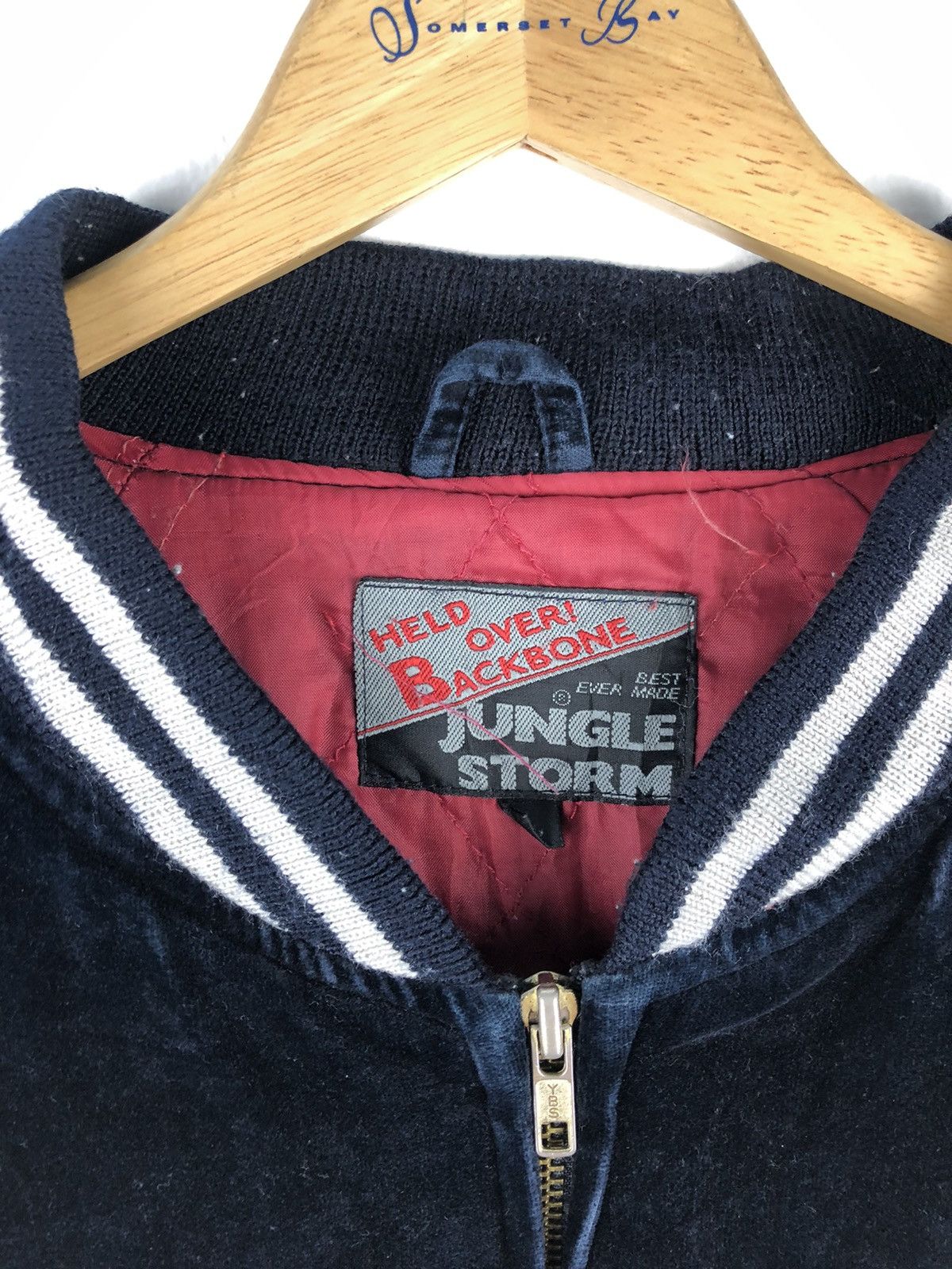 Japanese Brand Jungle Storm Dragon Motive Velvet Sukajan Jacket Size US L / EU 52-54 / 3 - 3 Thumbnail