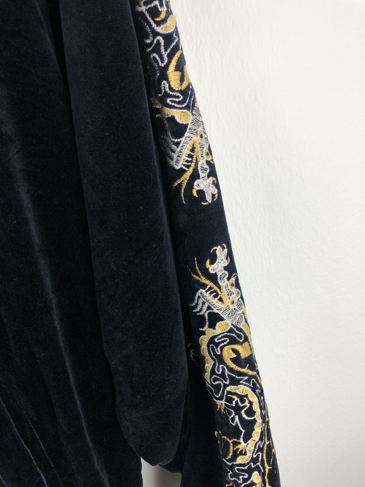 Japanese Brand Jungle Storm Dragon Motive Velvet Sukajan Jacket Size US L / EU 52-54 / 3 - 5 Thumbnail
