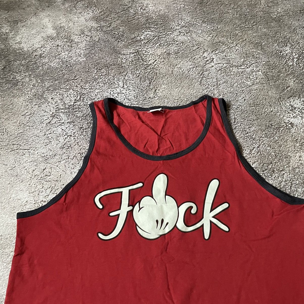 Vintage Vintage Y2K Fuck Middle Finger Graphic Tee Skate Streetwear Size US M / EU 48-50 / 2 - 2 Thumbnail