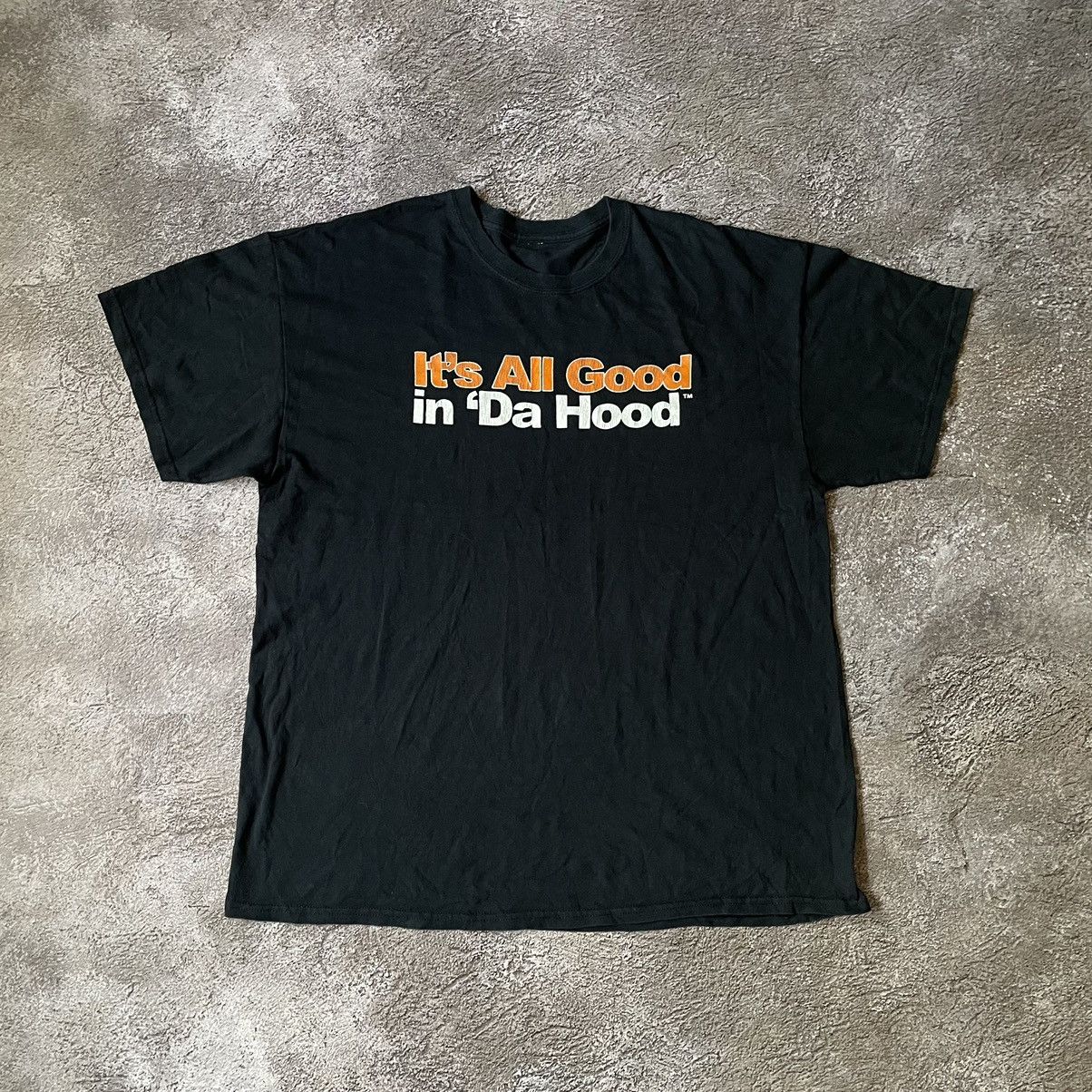 Vintage Vintage Y2K Graphic Tee All Da Hood Slogan Streetwear XL Size US XL / EU 56 / 4 - 3 Thumbnail