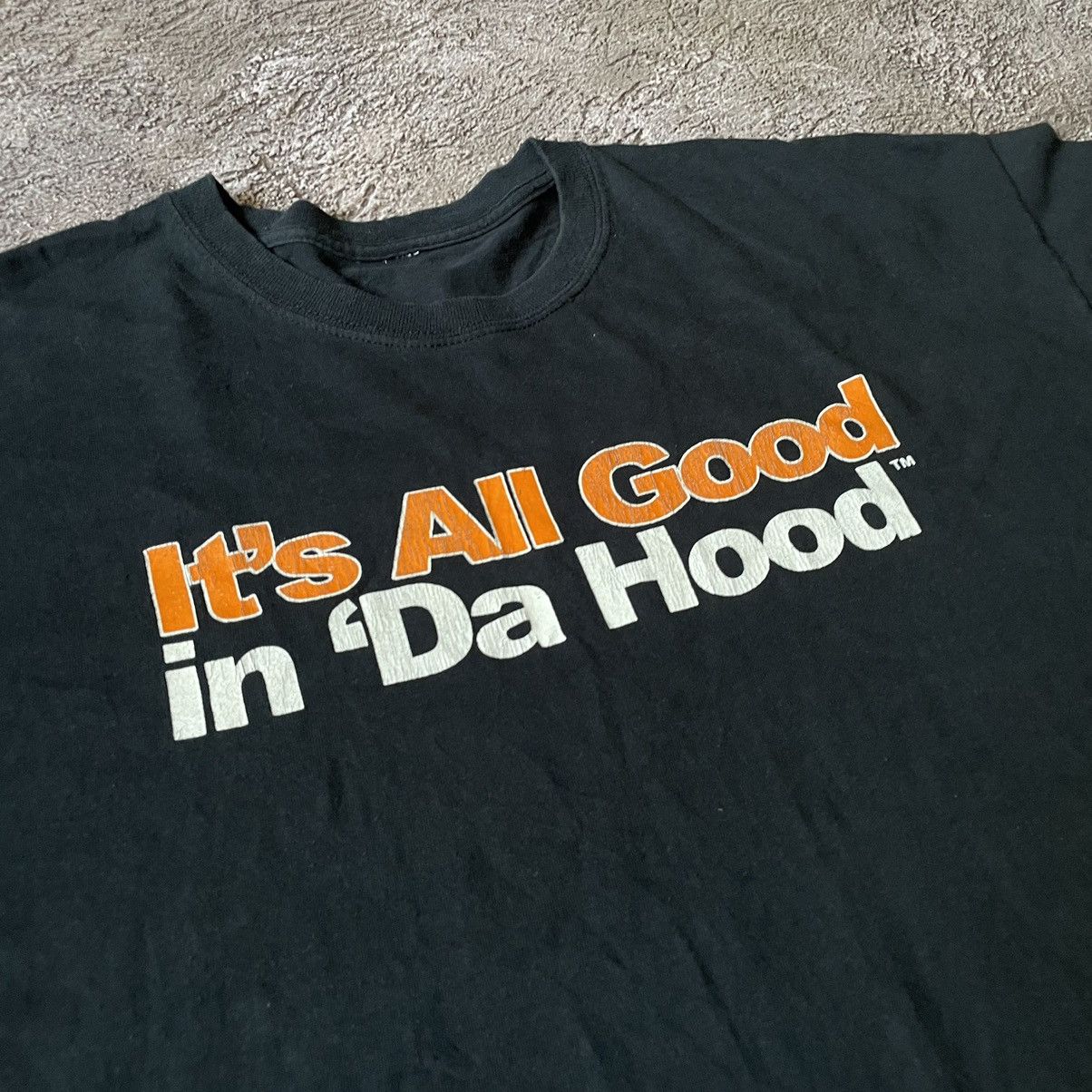 Vintage Vintage Y2K Graphic Tee All Da Hood Slogan Streetwear XL Size US XL / EU 56 / 4 - 6 Thumbnail