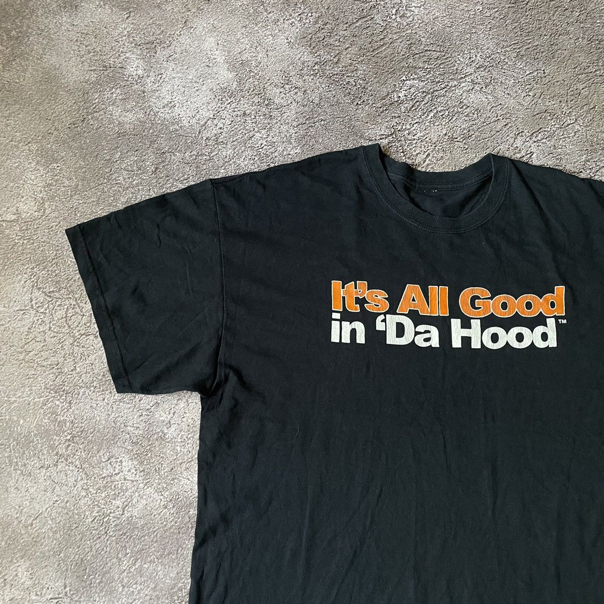 Vintage Vintage Y2K Graphic Tee All Da Hood Slogan Streetwear XL Size US XL / EU 56 / 4 - 4 Thumbnail