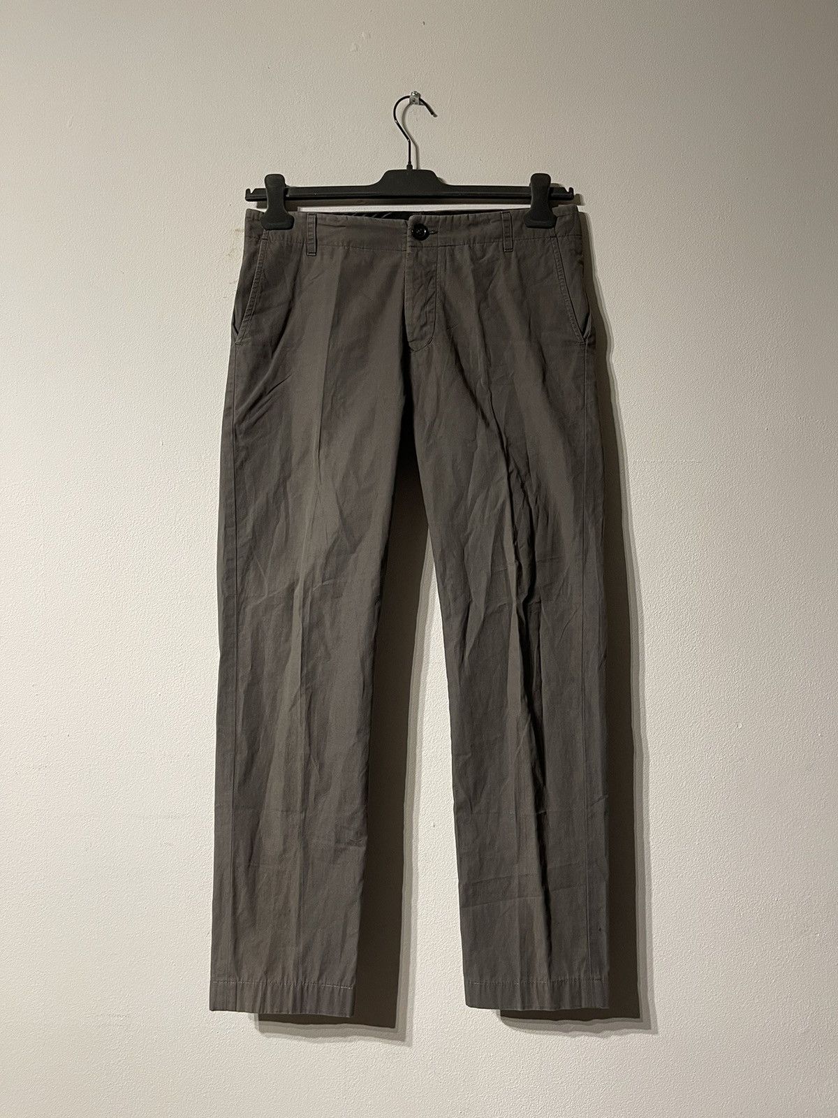 image of Rick Owens Mainline Trousers in Dark Shadow, Men's (Size 29)