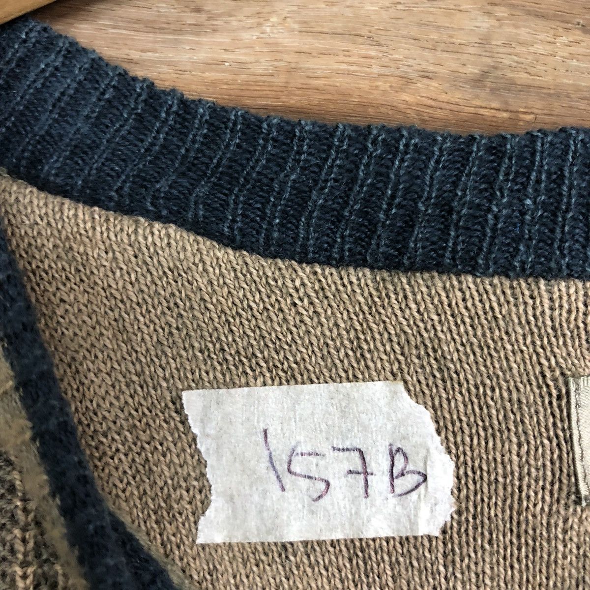 Faded Glory The Territory A Head faded Brown vintage Knitwear #157B Size US L / EU 52-54 / 3 - 11 Thumbnail