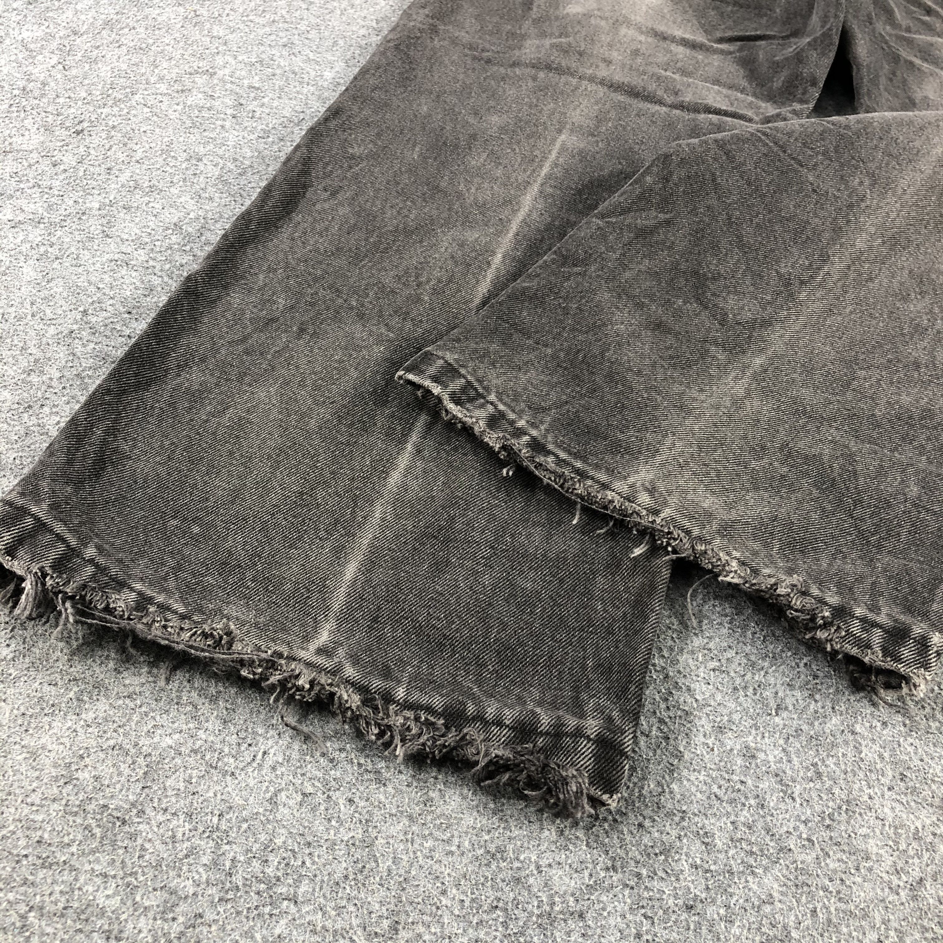 Levi's × Vintage 90s Vintage Faded Black Levis 517 Jeans-J2282 Size US 38 / EU 54 - 6 Thumbnail