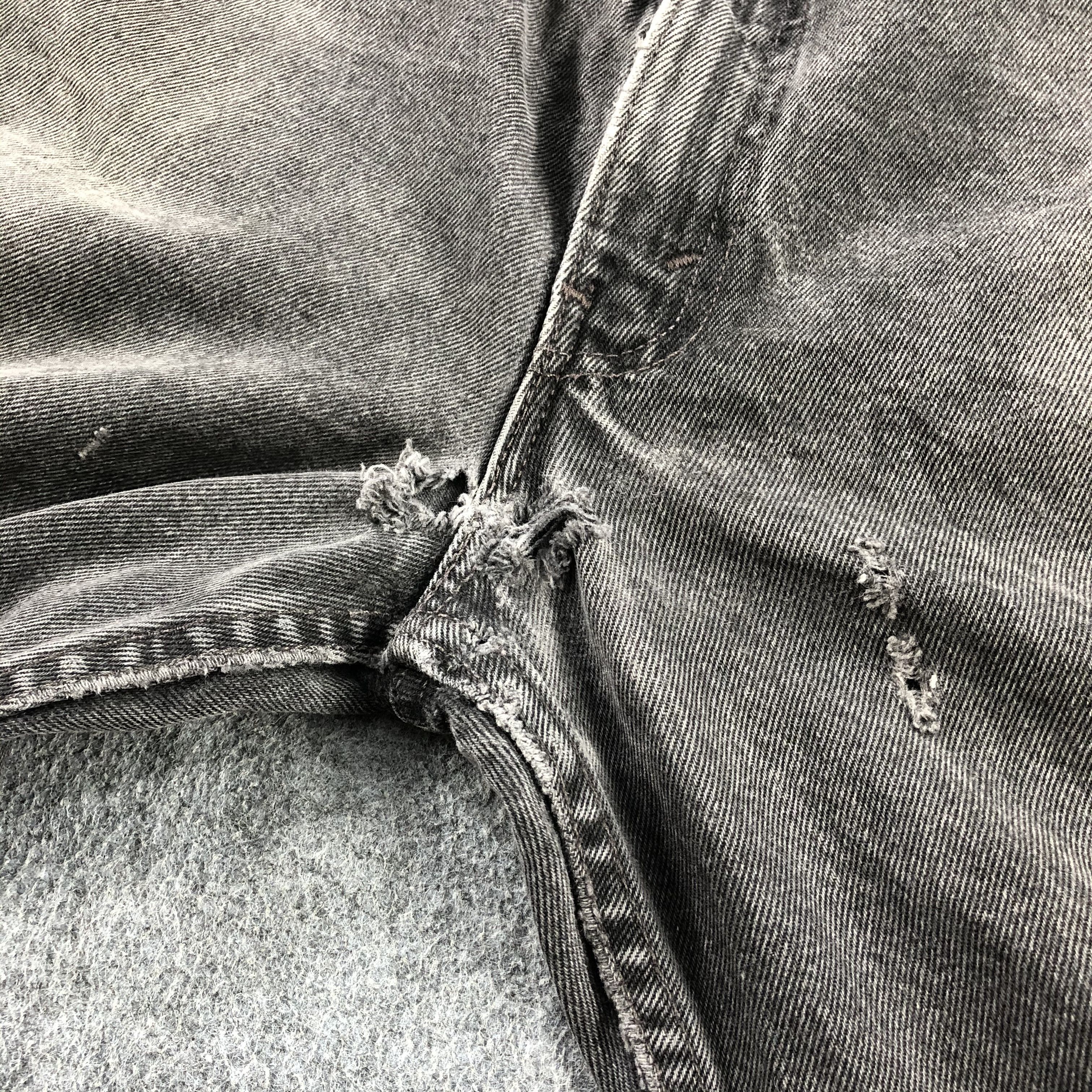 Levi's × Vintage 90s Vintage Faded Black Levis 517 Jeans-J2282 Size US 38 / EU 54 - 9 Thumbnail