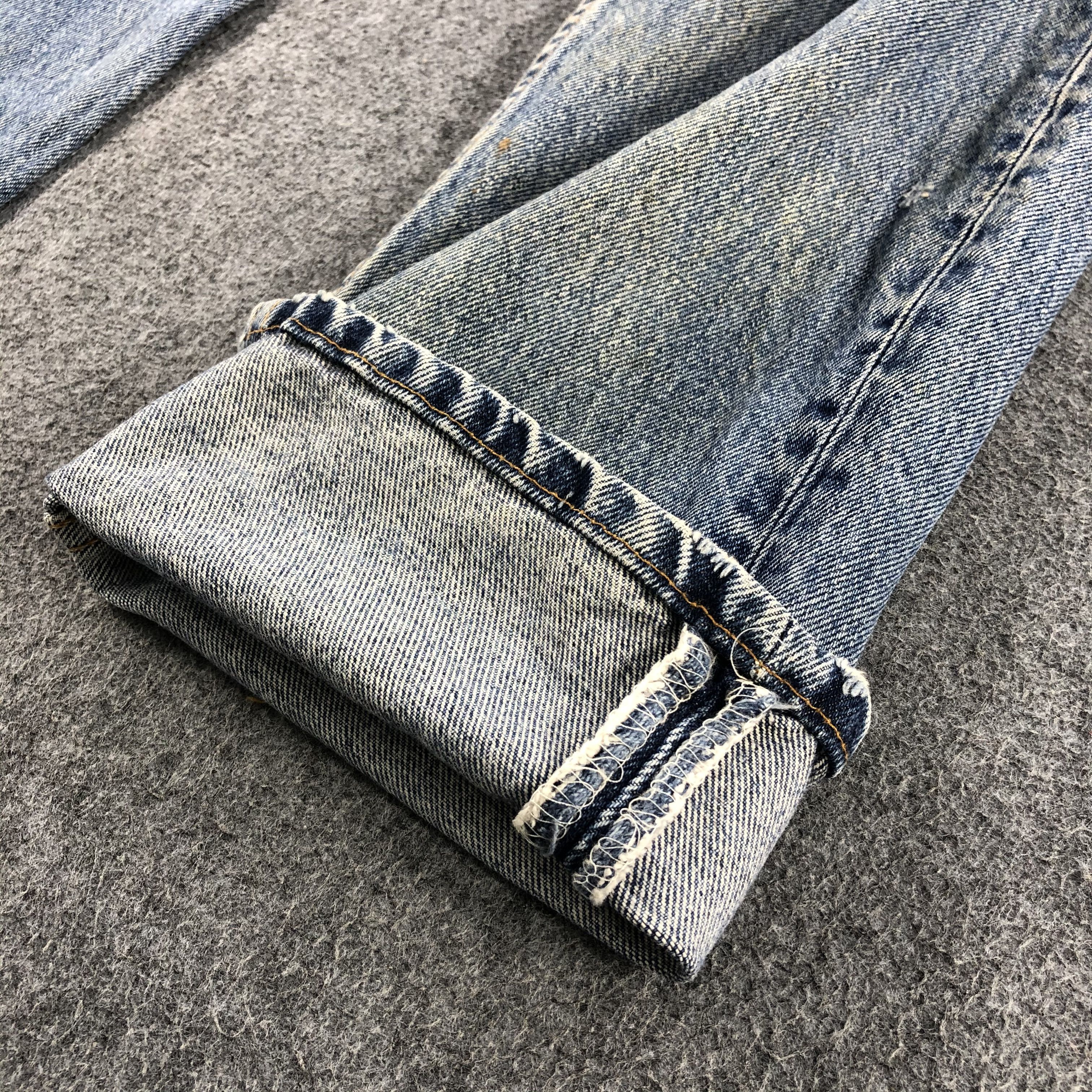 Levi's 90s Vintage Levis Jeans Lot 505 Rusty Wash Denim-J987 Size US 29 - 7 Thumbnail