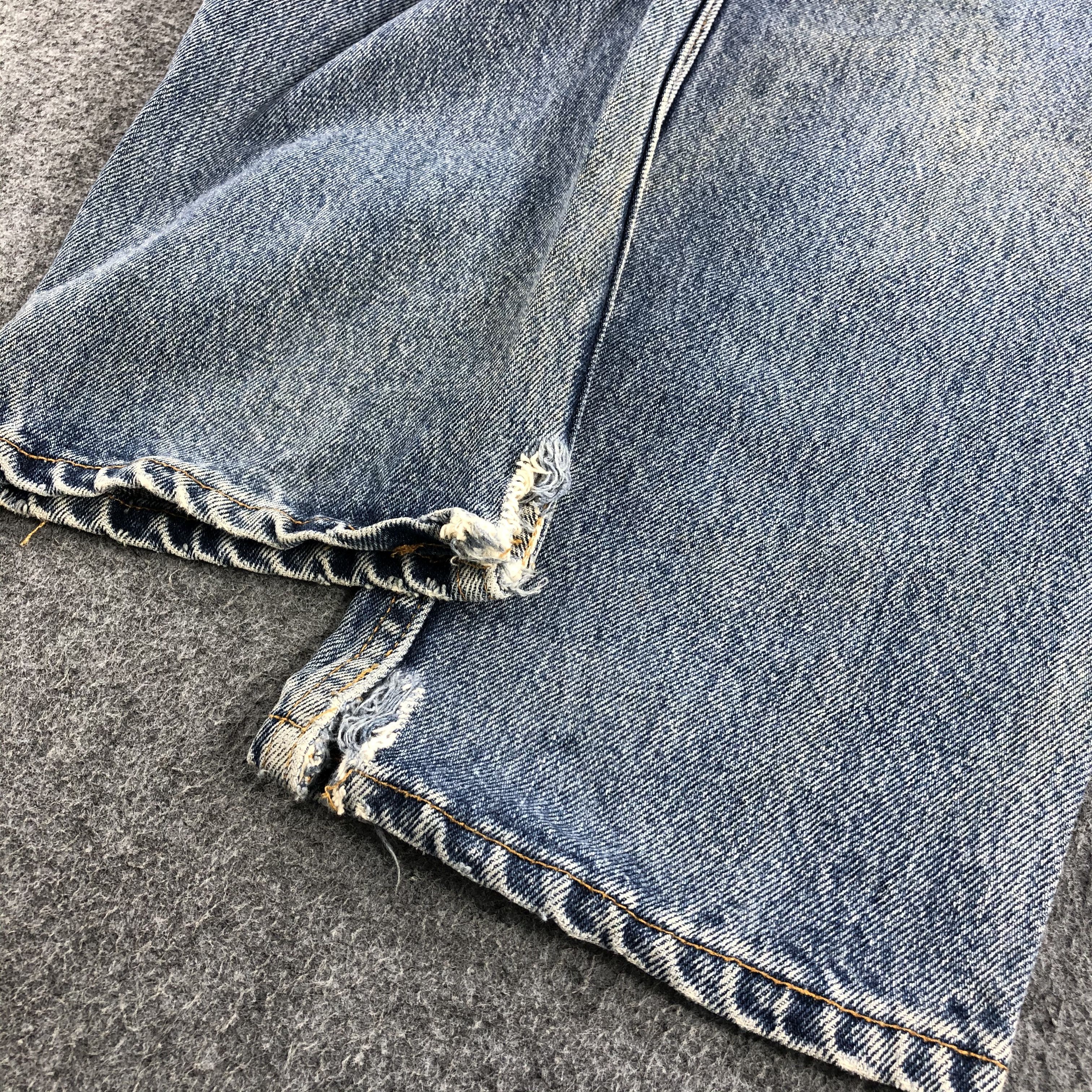 Levi's 90s Vintage Levis Jeans Lot 505 Rusty Wash Denim-J987 Size US 29 - 5 Thumbnail