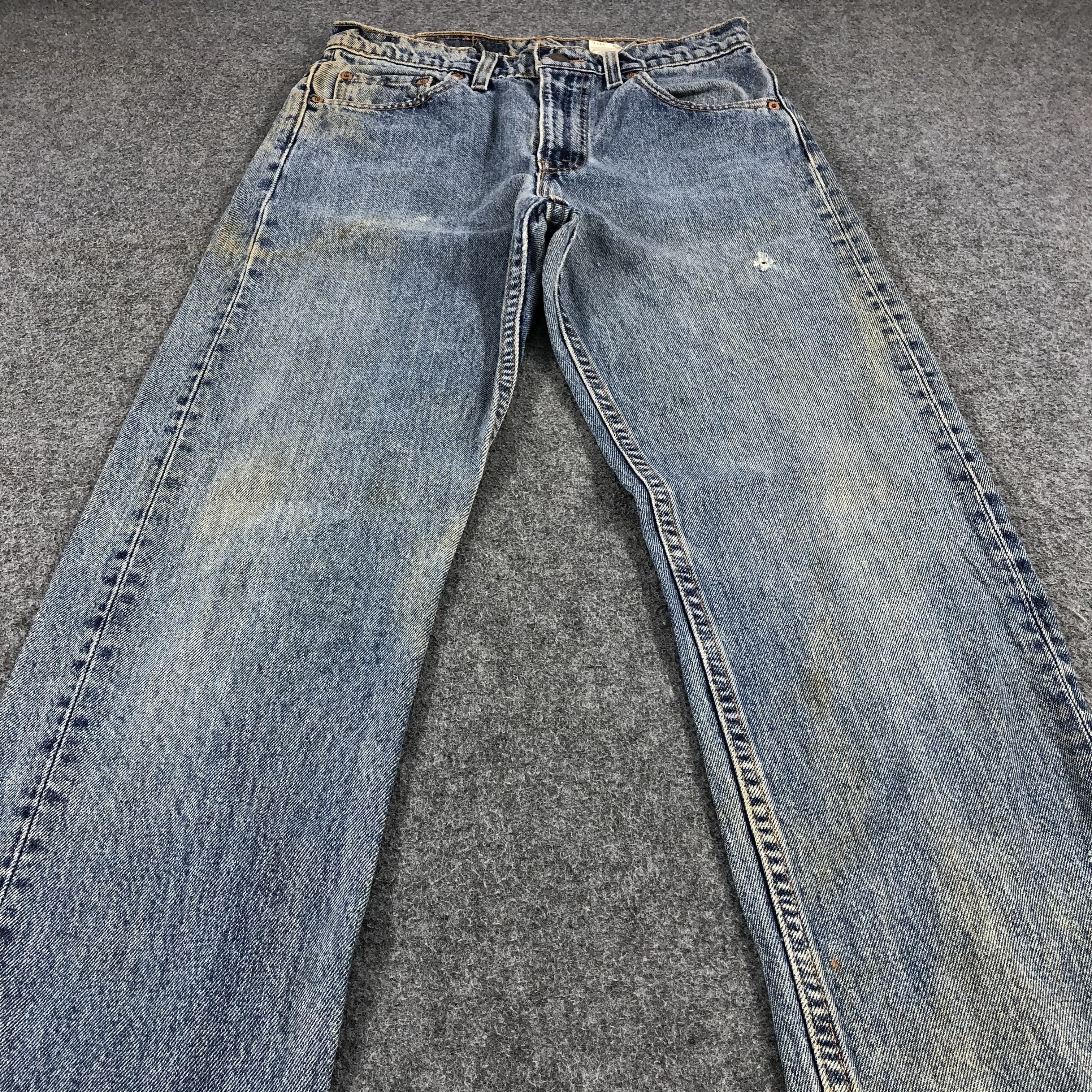 Levi's 90s Vintage Levis Jeans Lot 505 Rusty Wash Denim-J987 Size US 29 - 3 Thumbnail