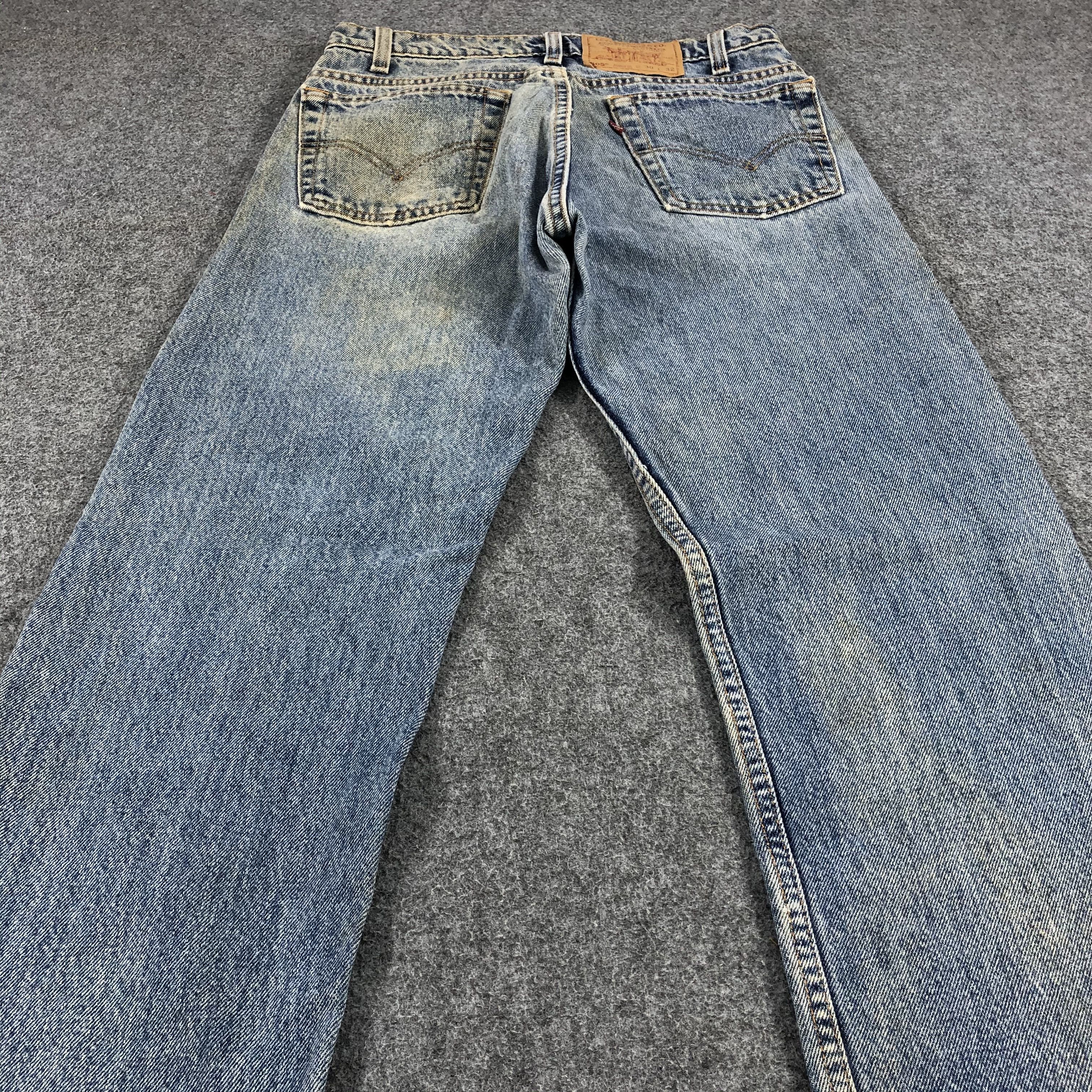 Levi's 90s Vintage Levis Jeans Lot 505 Rusty Wash Denim-J987 Size US 29 - 4 Thumbnail