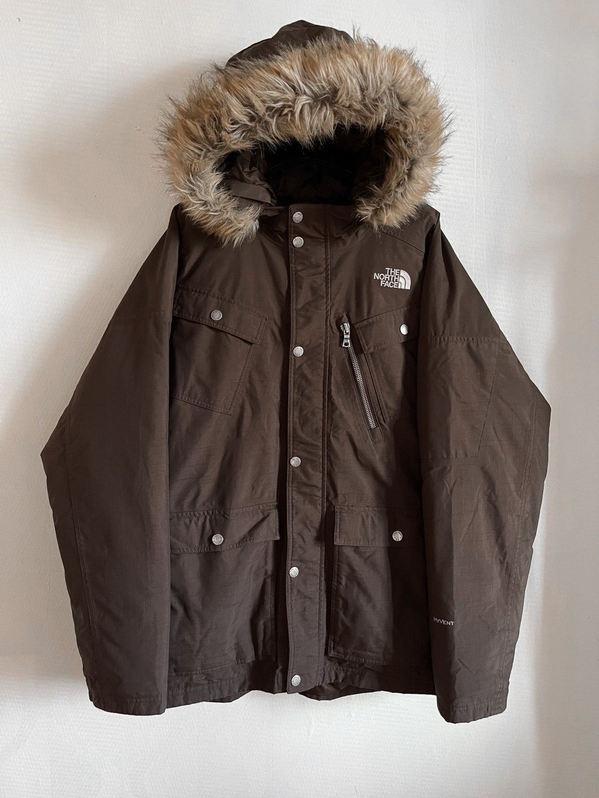 The North Face The North Face Brown Puffer Jacket Size US XL / EU 56 / 4 - 3 Thumbnail
