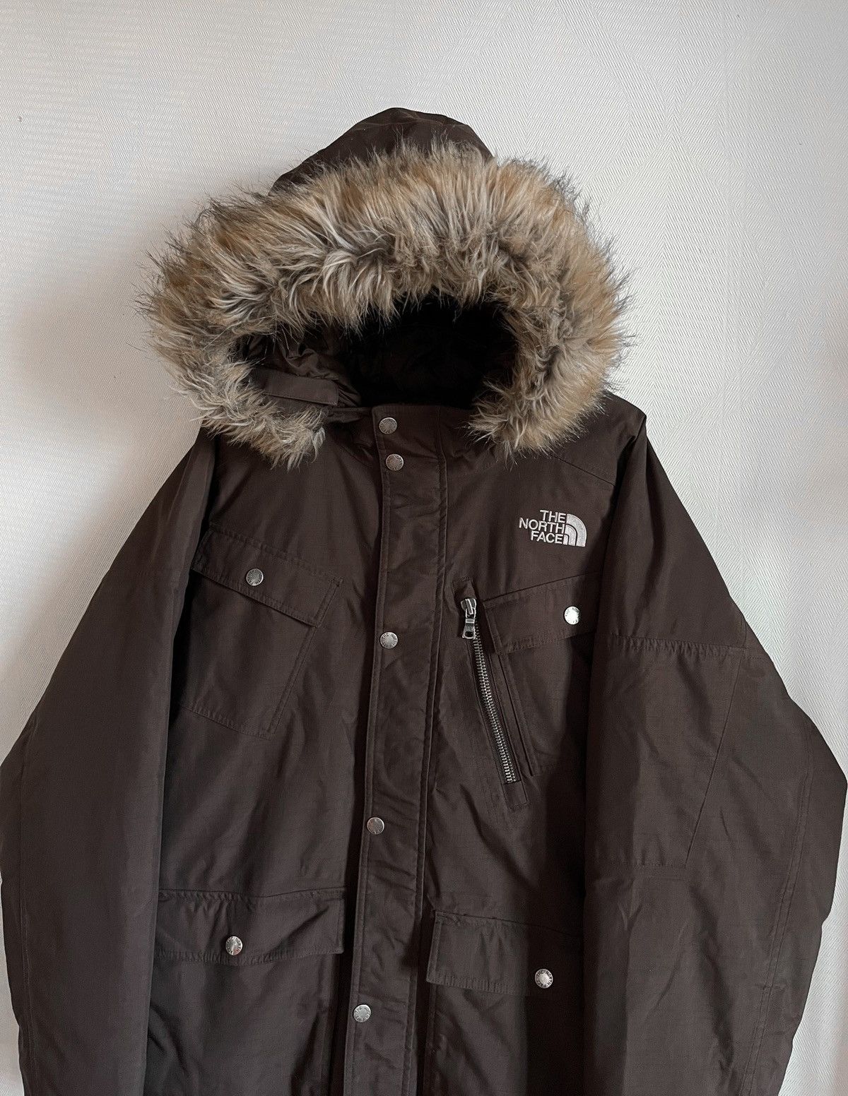 The North Face The North Face Brown Puffer Jacket Size US XL / EU 56 / 4 - 1 Thumbnail