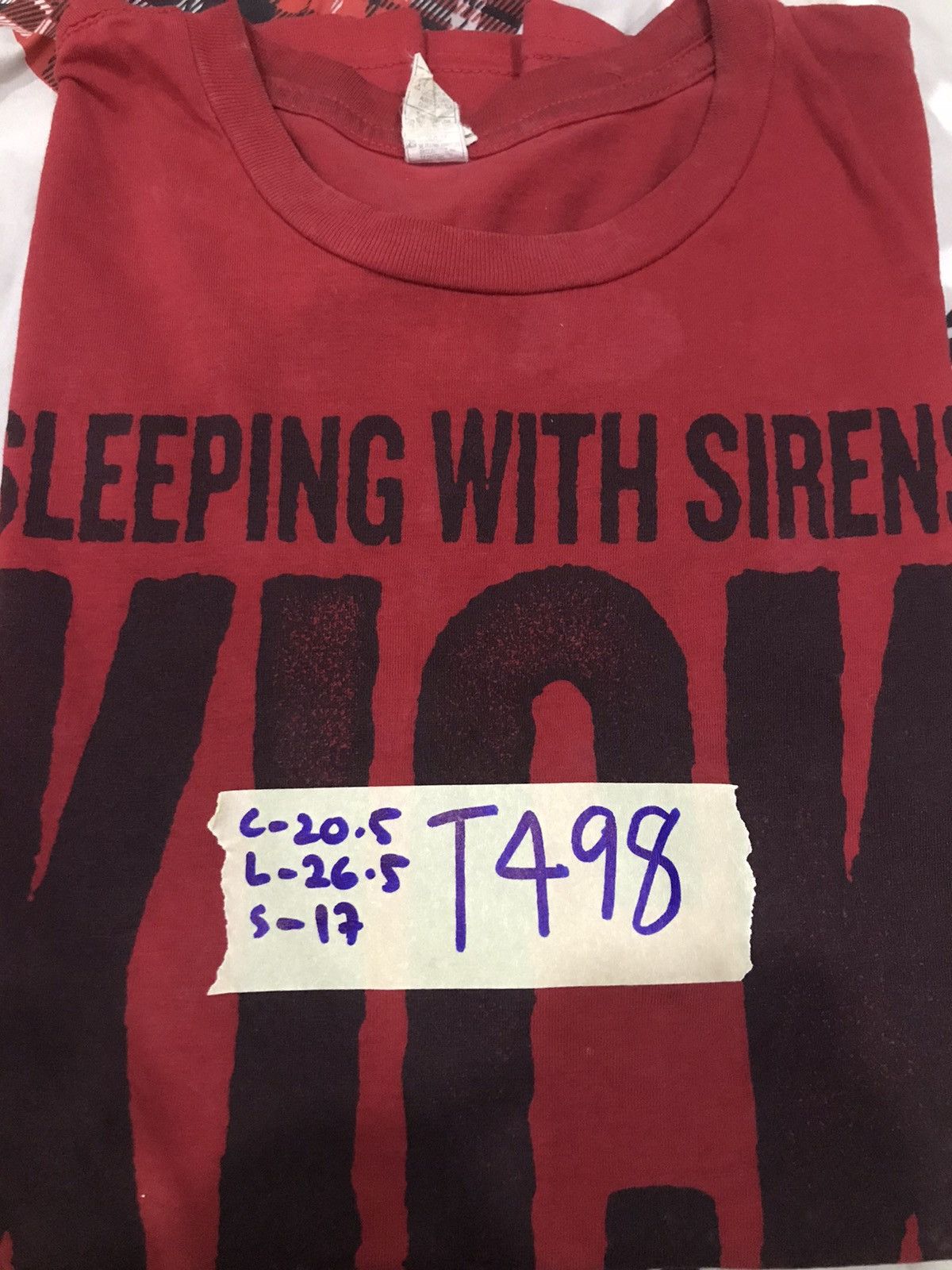 Band Tees Sleeping With Sirens Emo punk hardcore band Tee Size US M / EU 48-50 / 2 - 13 Thumbnail