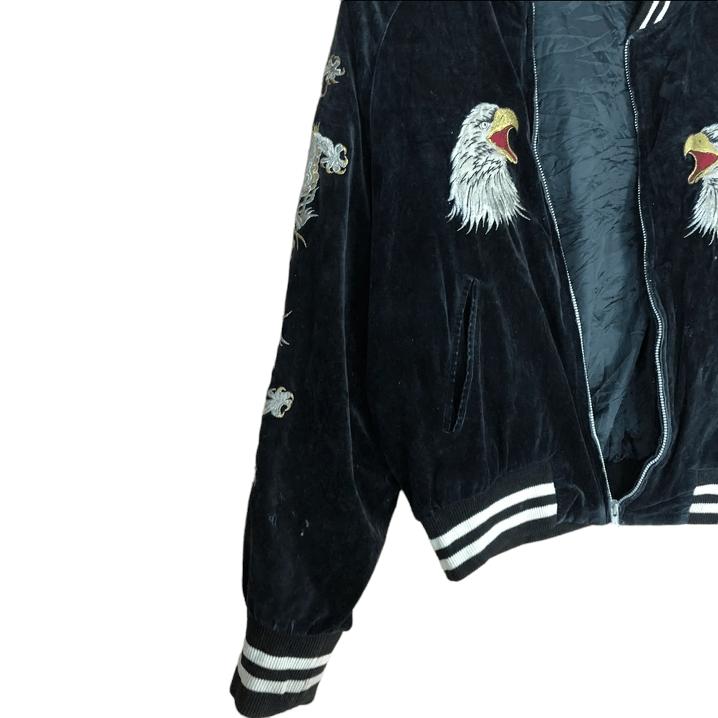Vintage London F.B. Velvet Sukajan Souvenir Jacket - Outerwear Vintage London F.B. Velvet Sukajan Souvenir Jacket - Outerwear
