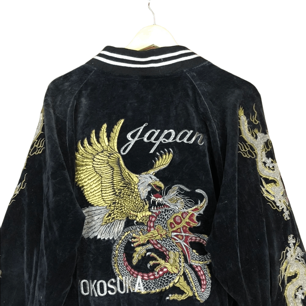 Japanese Brand × Vintage Vintage London F.B. Velvet Sukajan Souvenir Jacket Size US M / EU 48-50 / 2 - 2 Thumbnail