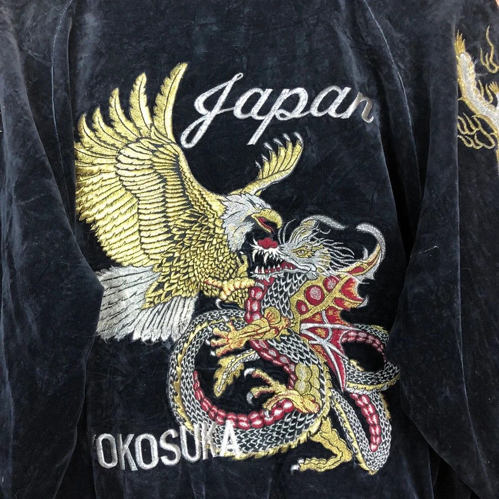 Japanese Brand × Vintage Vintage London F.B. Velvet Sukajan Souvenir Jacket Size US M / EU 48-50 / 2 - 14 Thumbnail