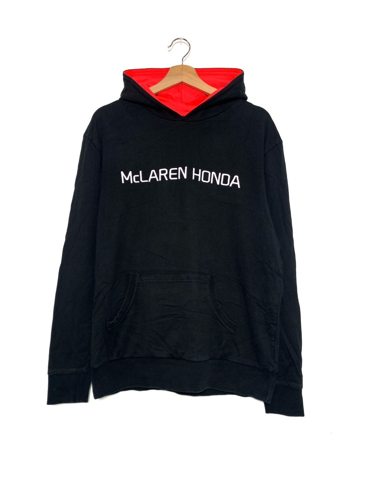 McLaren Honda Embroidered SpellOut Pullover Hoodie