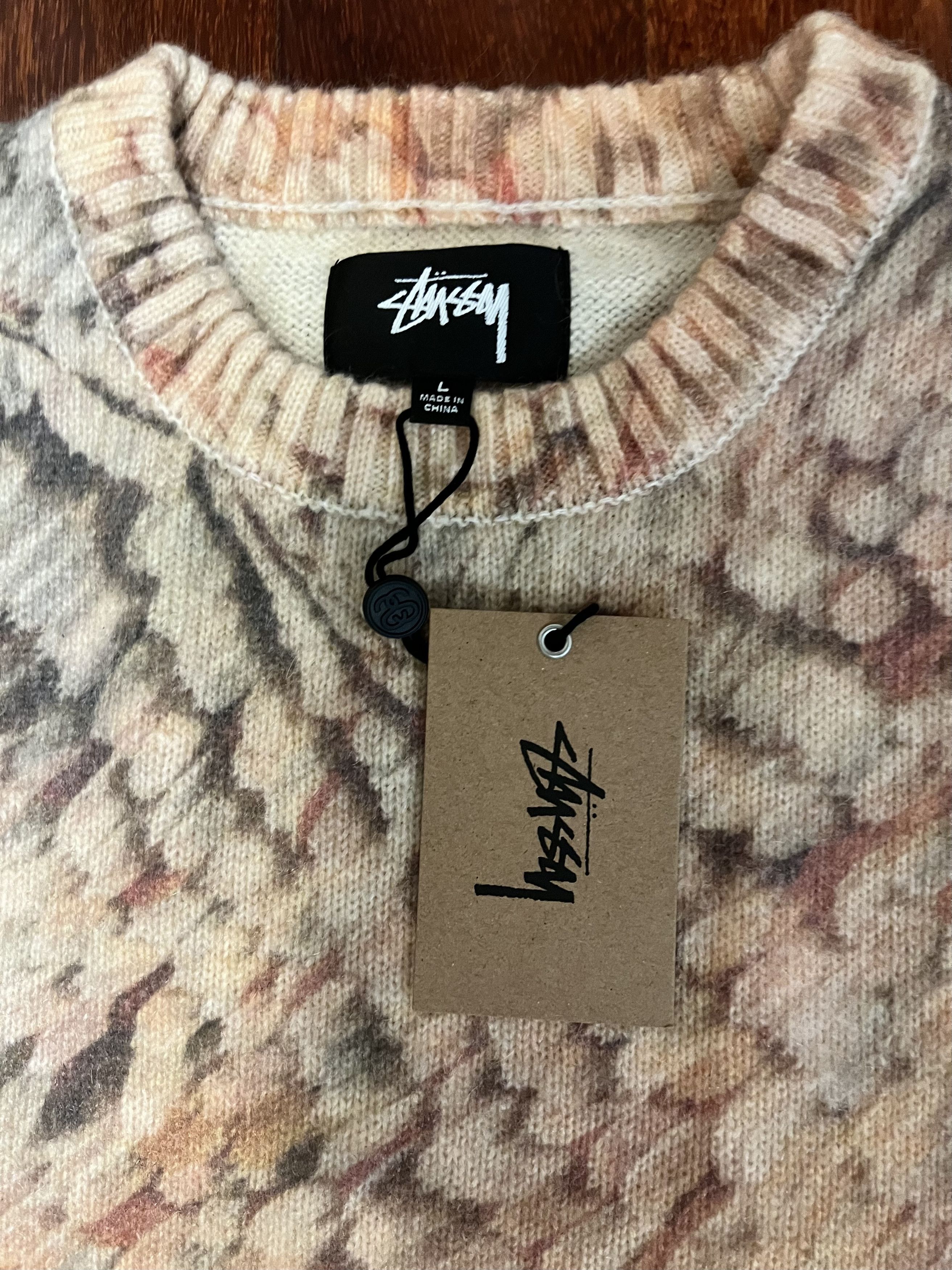 💚 SS21 Stussy Wings Print Sweater Large NEW