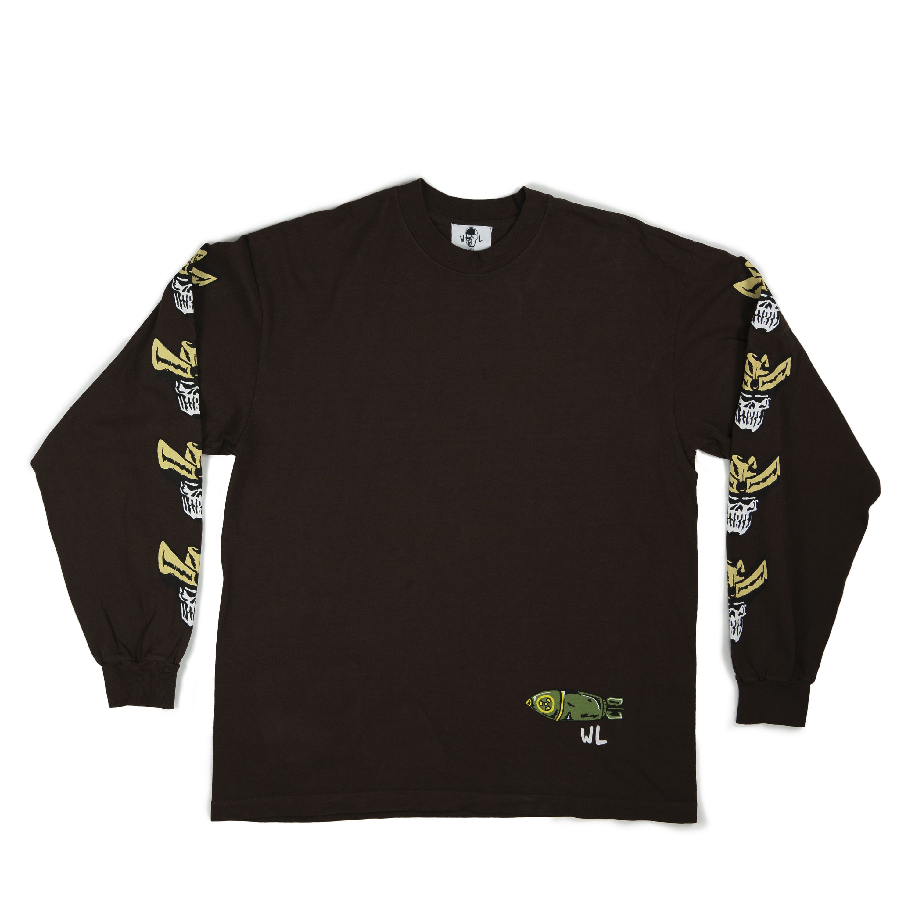 Warren Lotas Warren Lotas Brown Nuke Cowboy Long Sleeve Tee Shirt Size US L / EU 52-54 / 3 - 1 Thumbnail